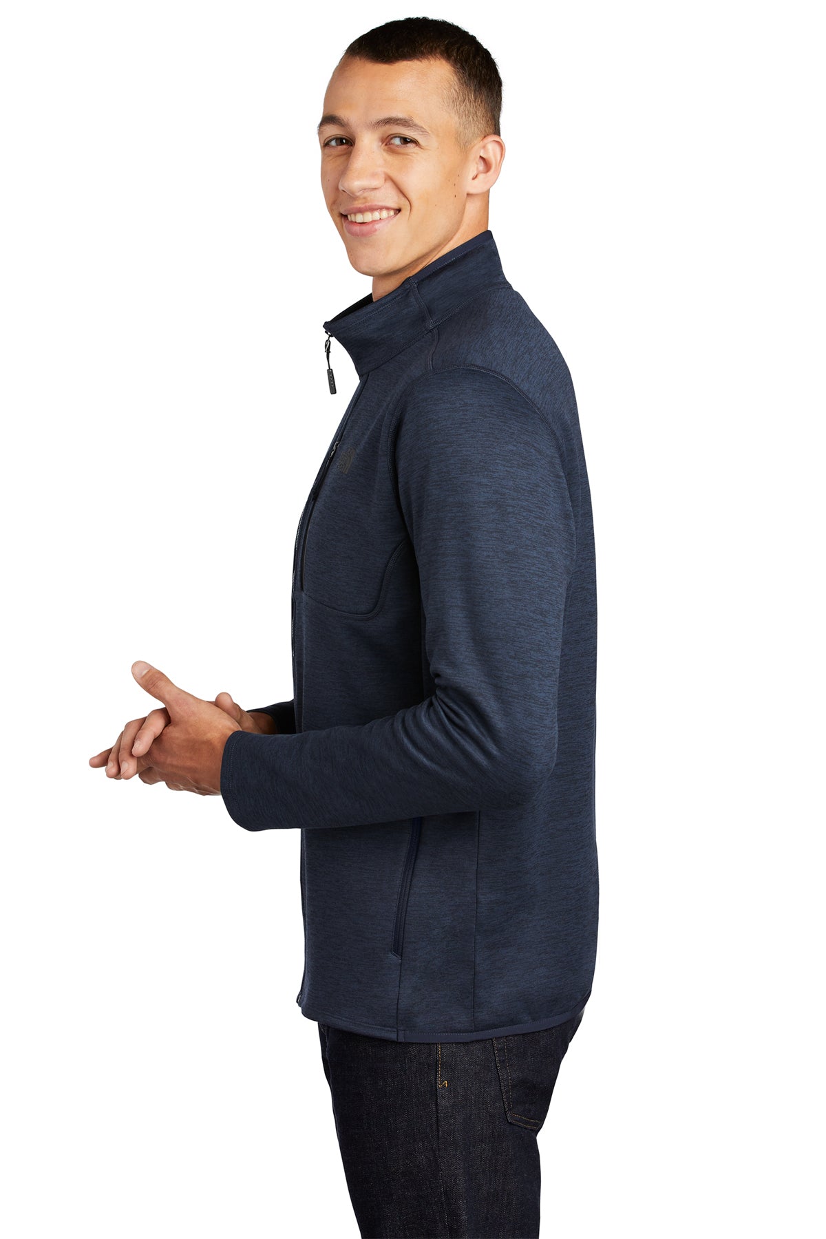 the north face_nf0a47f5 _urban navy heather_company_logo_jackets