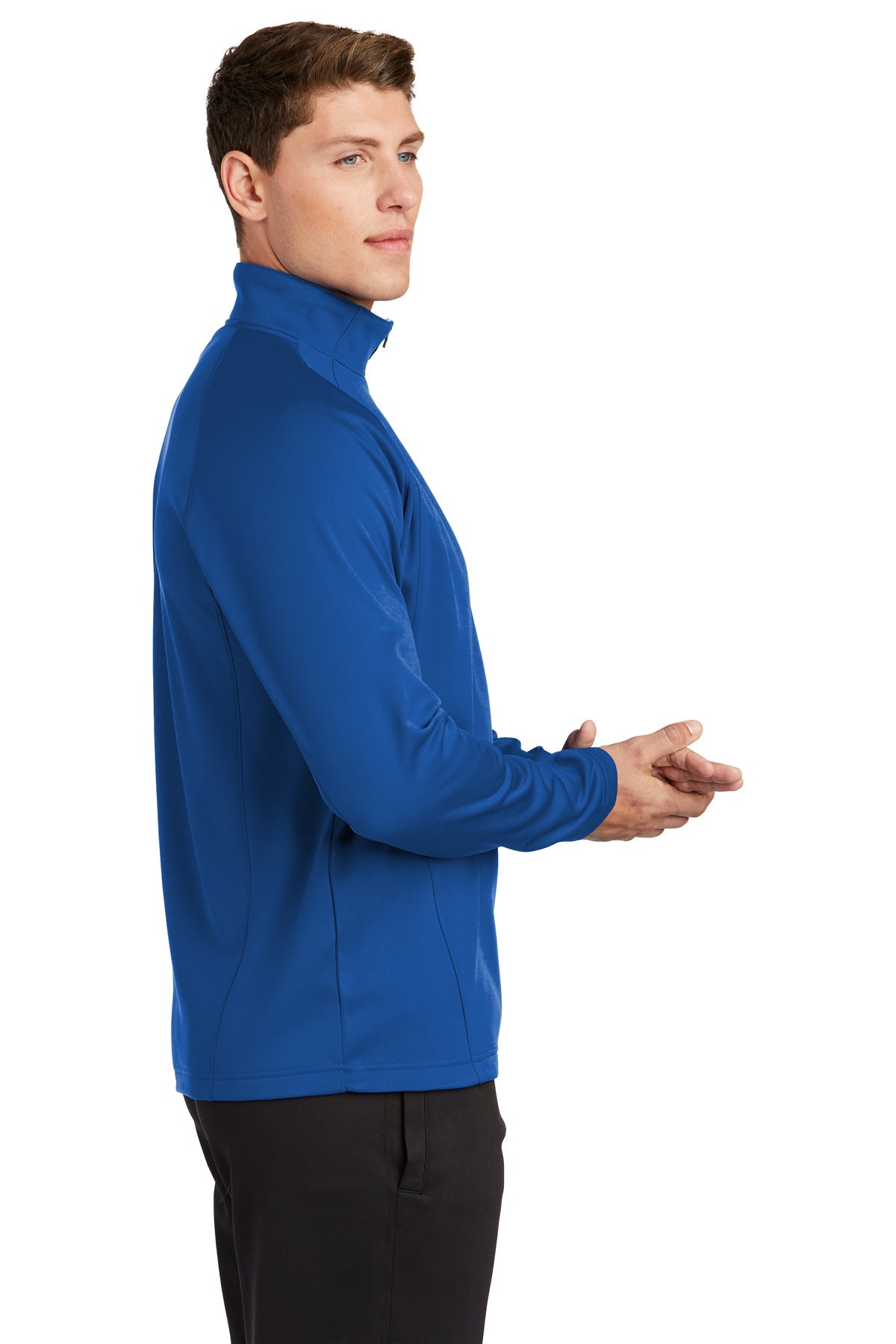 sport-tek_f243 _true royal/ silver_company_logo_sweatshirts
