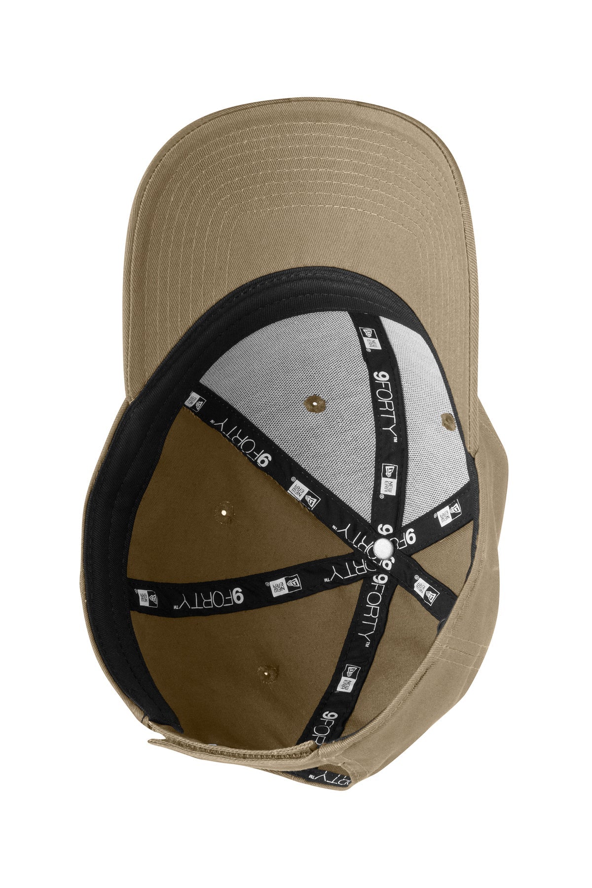 New Era Adjustable Structured Custom Caps, Khaki