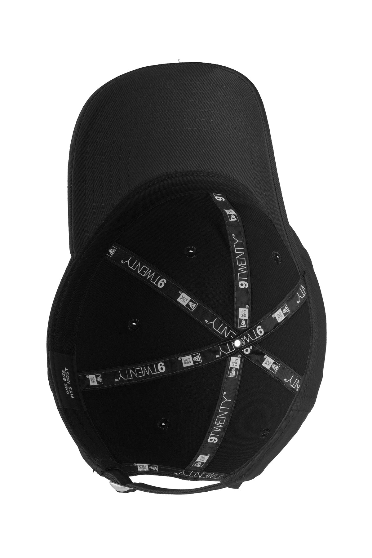 New Era Adjustable Unstructured Customized Caps, Black