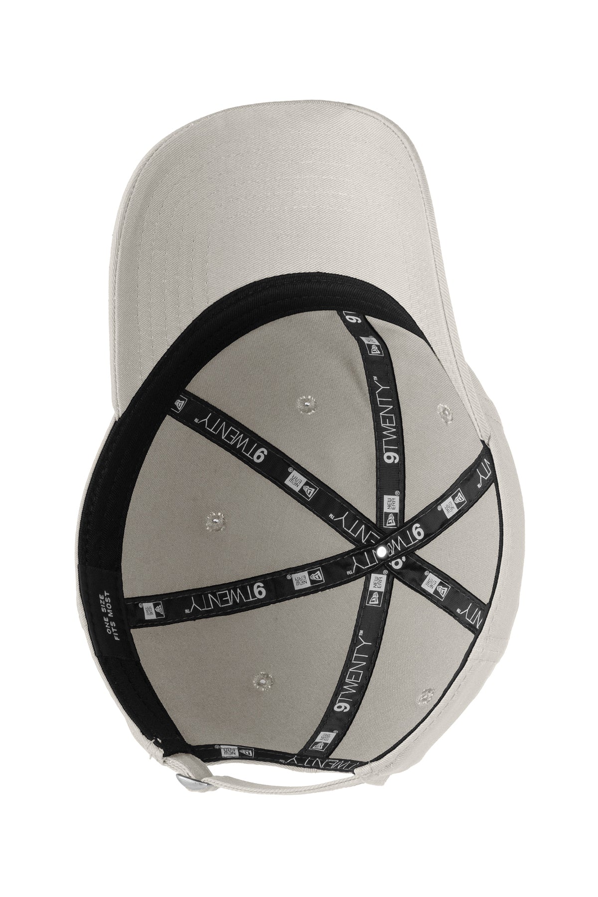 New Era Adjustable Unstructured Customized Caps, Stone
