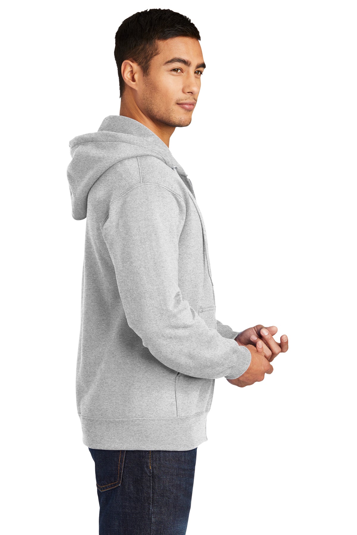 port & company_pc90zh _ash_company_logo_sweatshirts