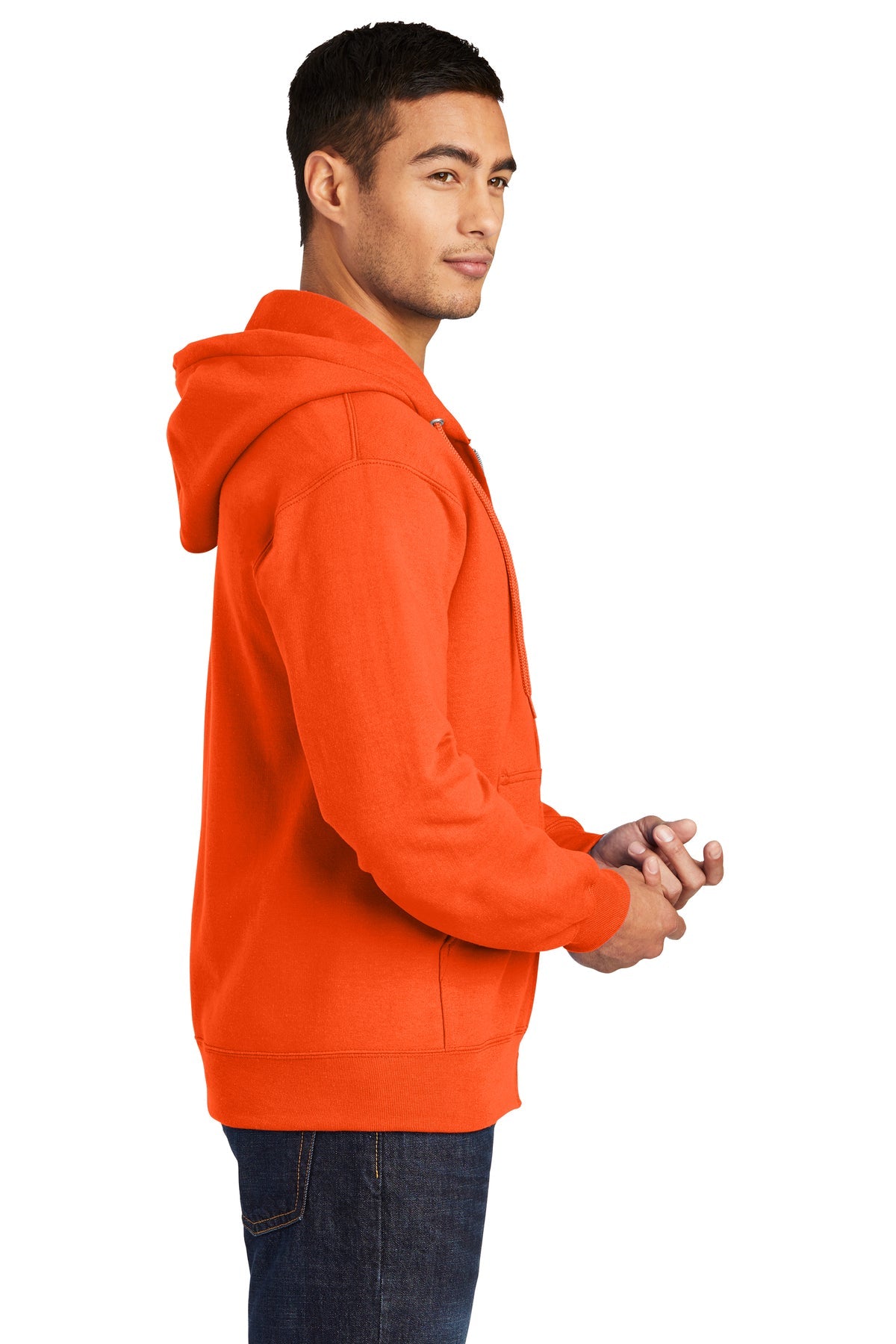 port & company_pc90zh _safety orange_company_logo_sweatshirts