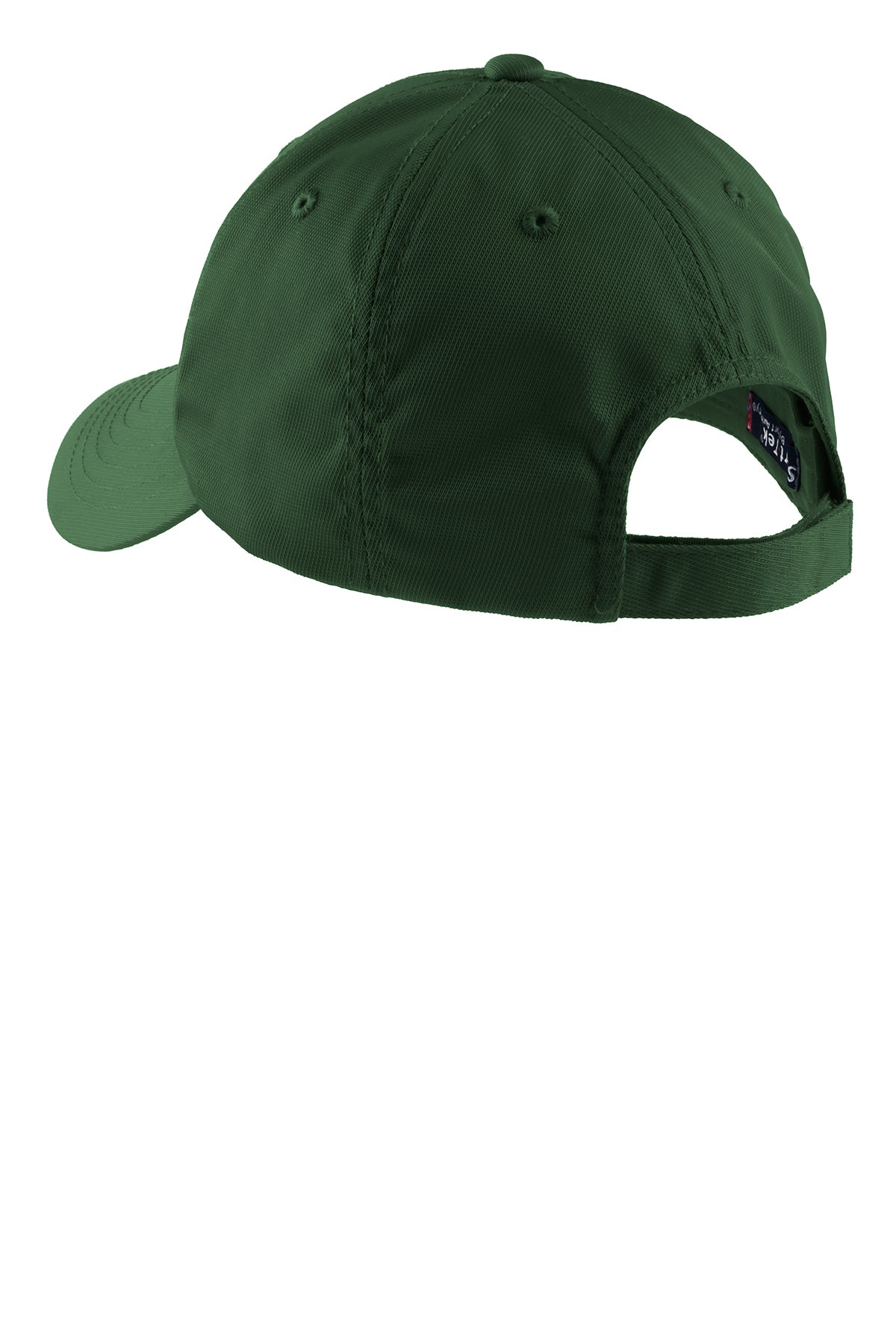 Sport-Tek Dry Zone Branded Nylon Caps, Forest Green