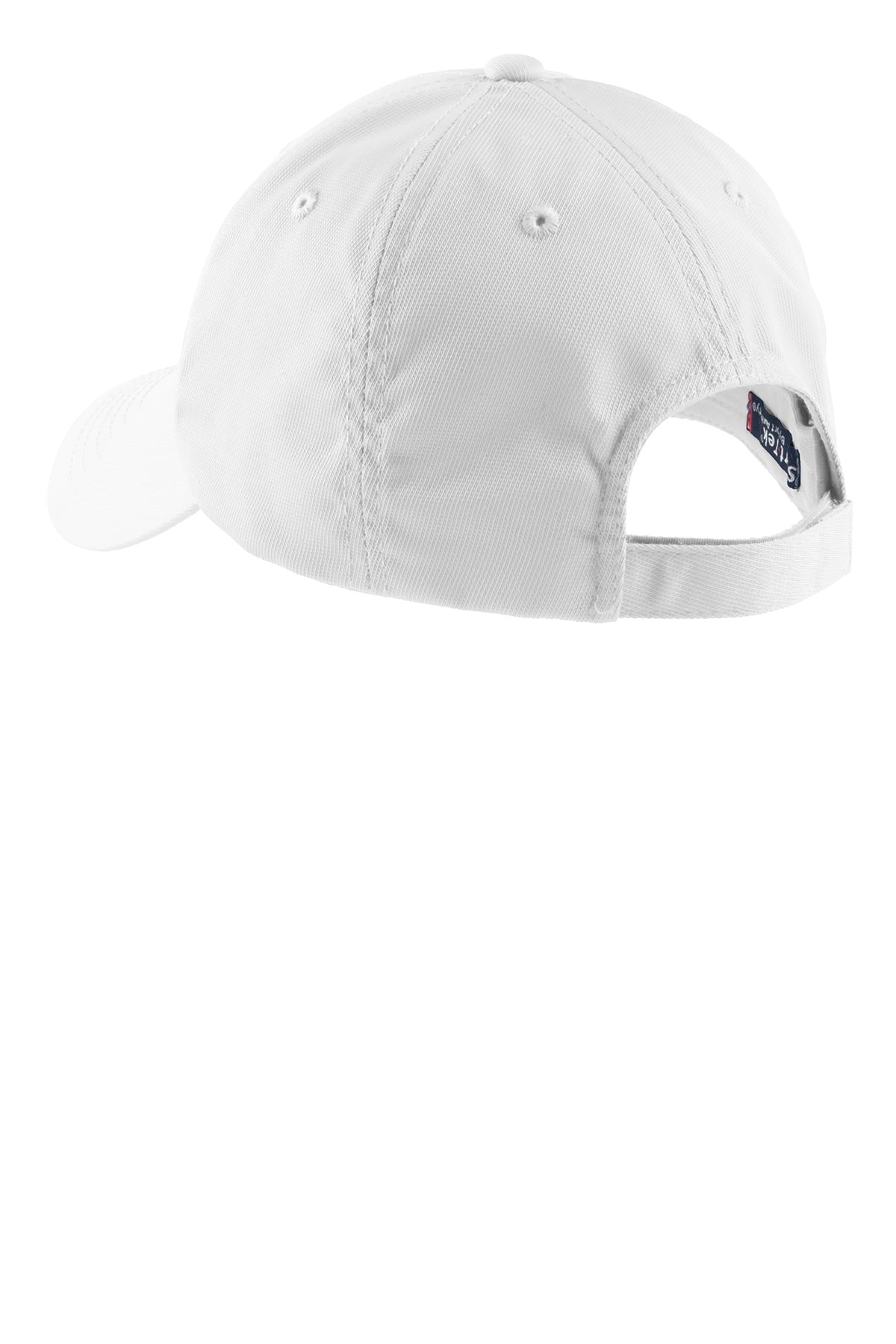 Sport-Tek Dry Zone Customized Nylon Caps, White