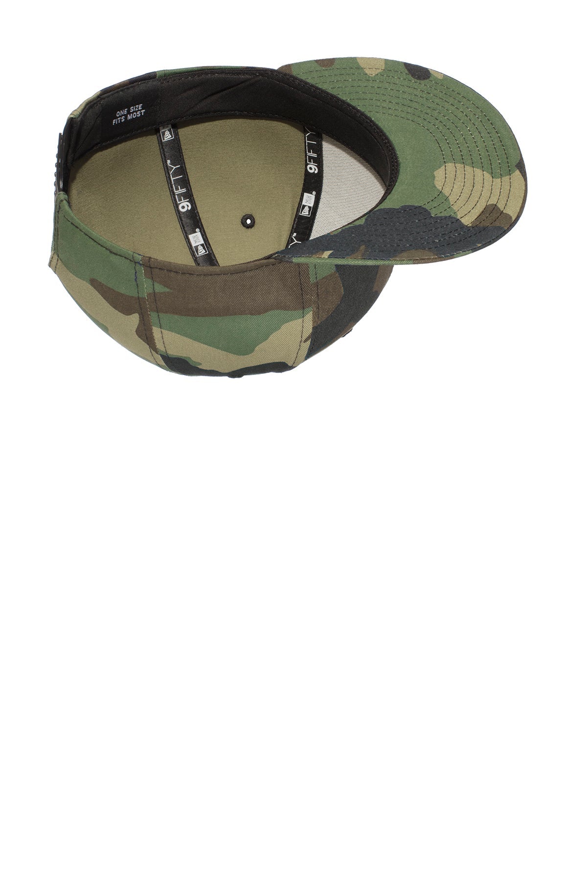 New Era Flat Bill Snapback Customized Caps, Camo