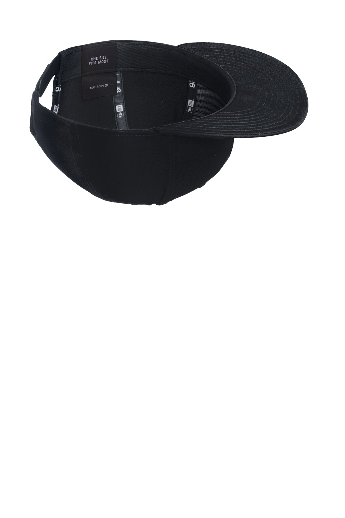 New Era Flat Bill Snapback Customized Caps, Dark Navy