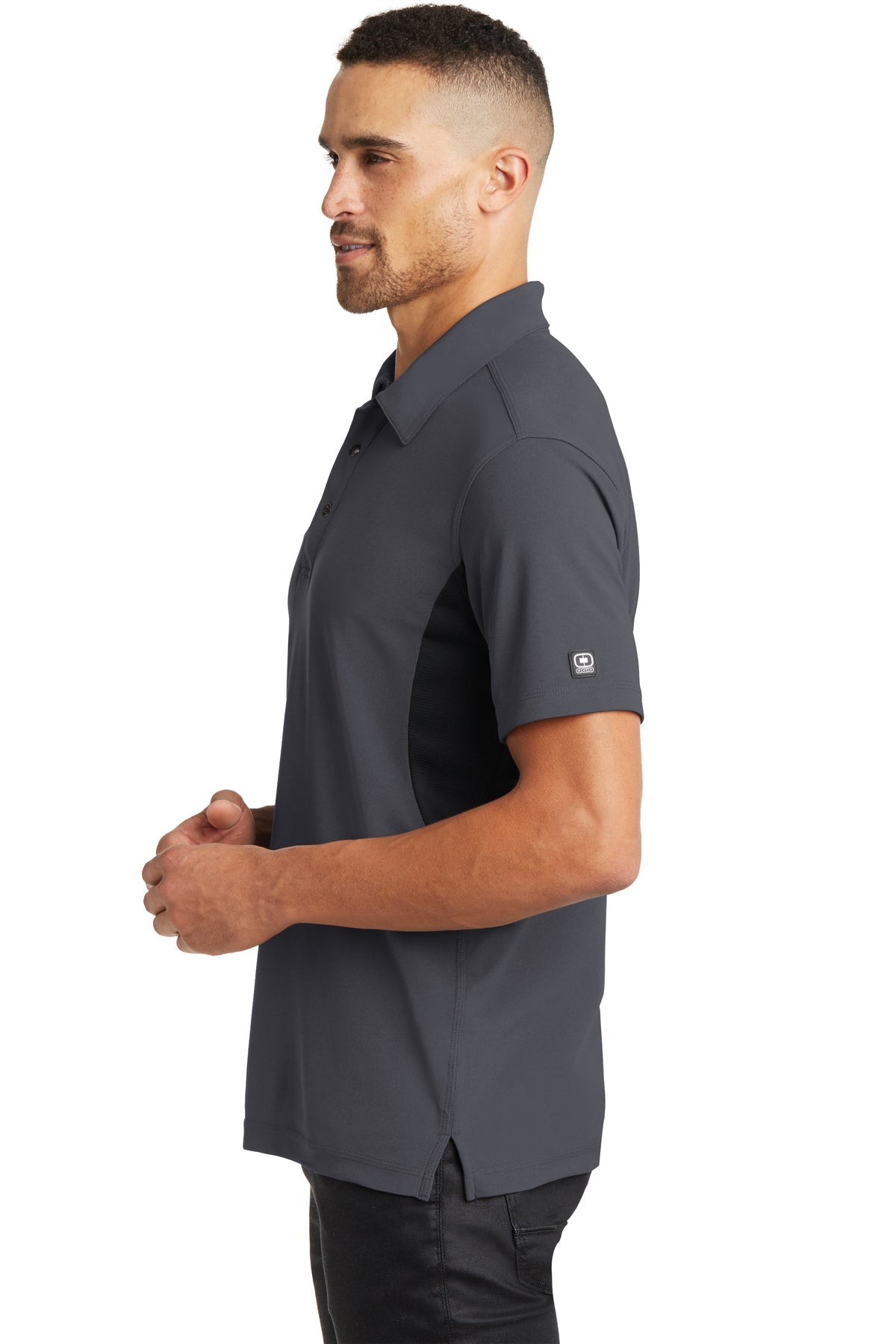 ogio_og102 _diesel grey/blacktop_company_logo_polos