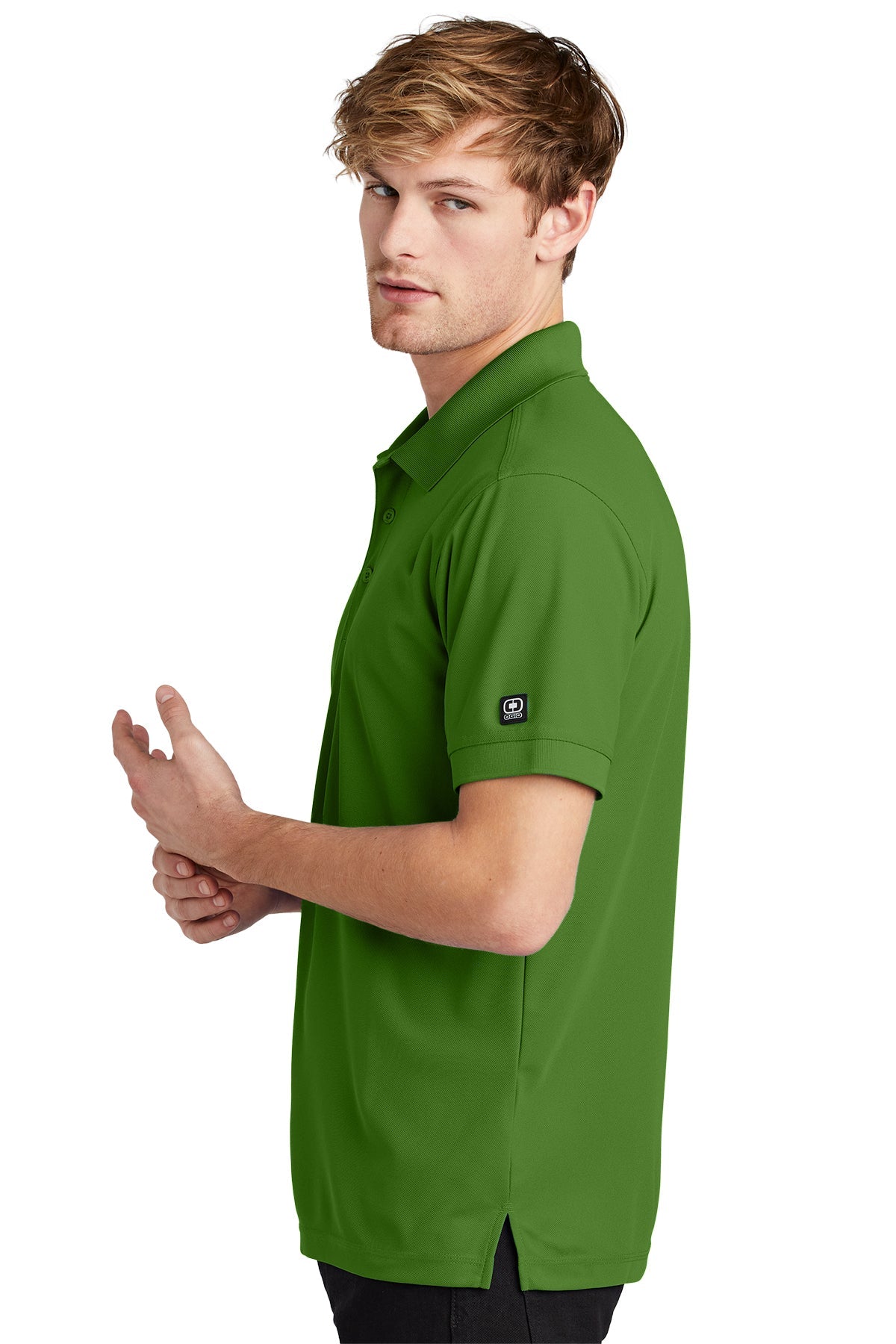 ogio_og101 _gridiron green_company_logo_polos