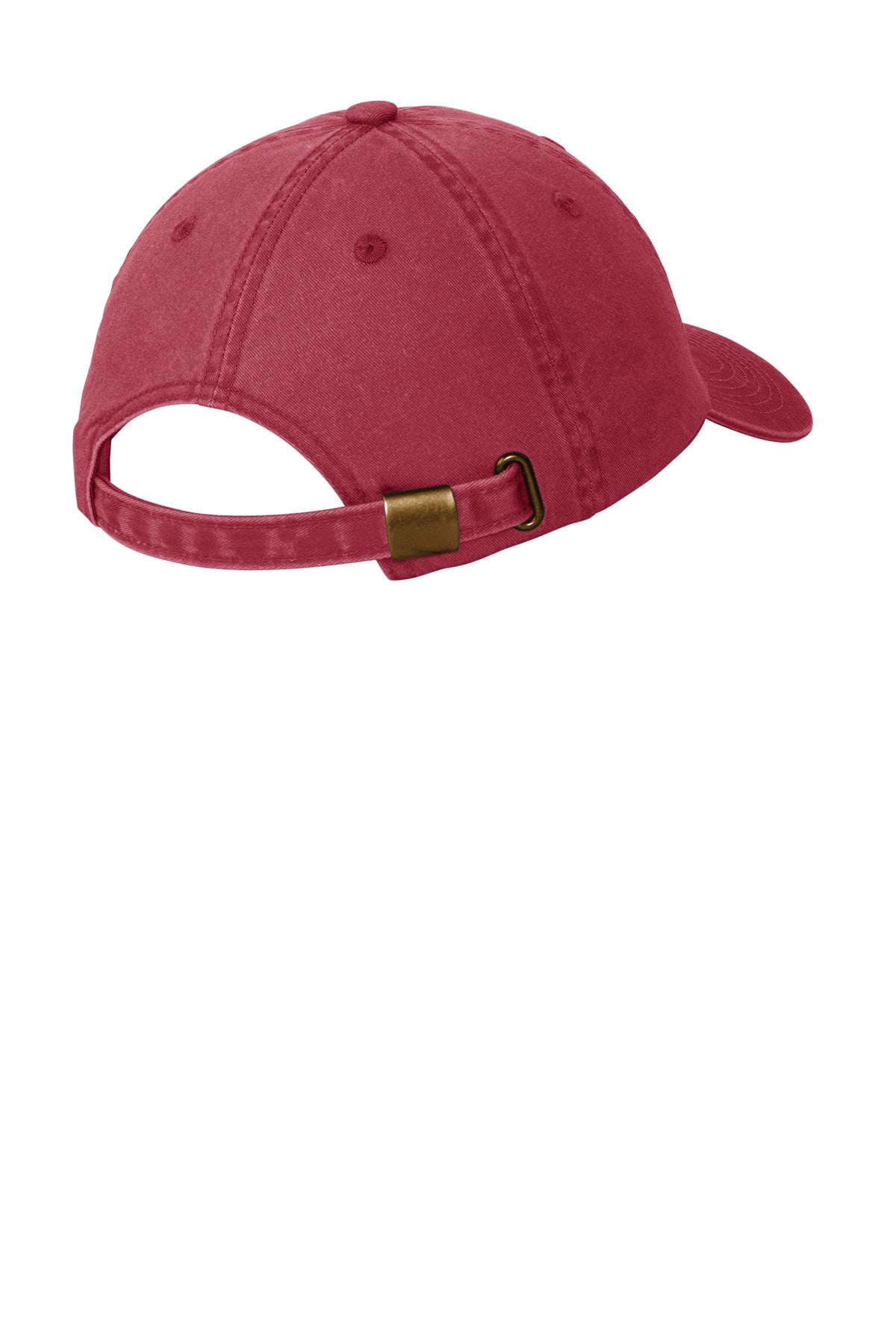 Port Authority Garment-Washed Custom Caps, Berry