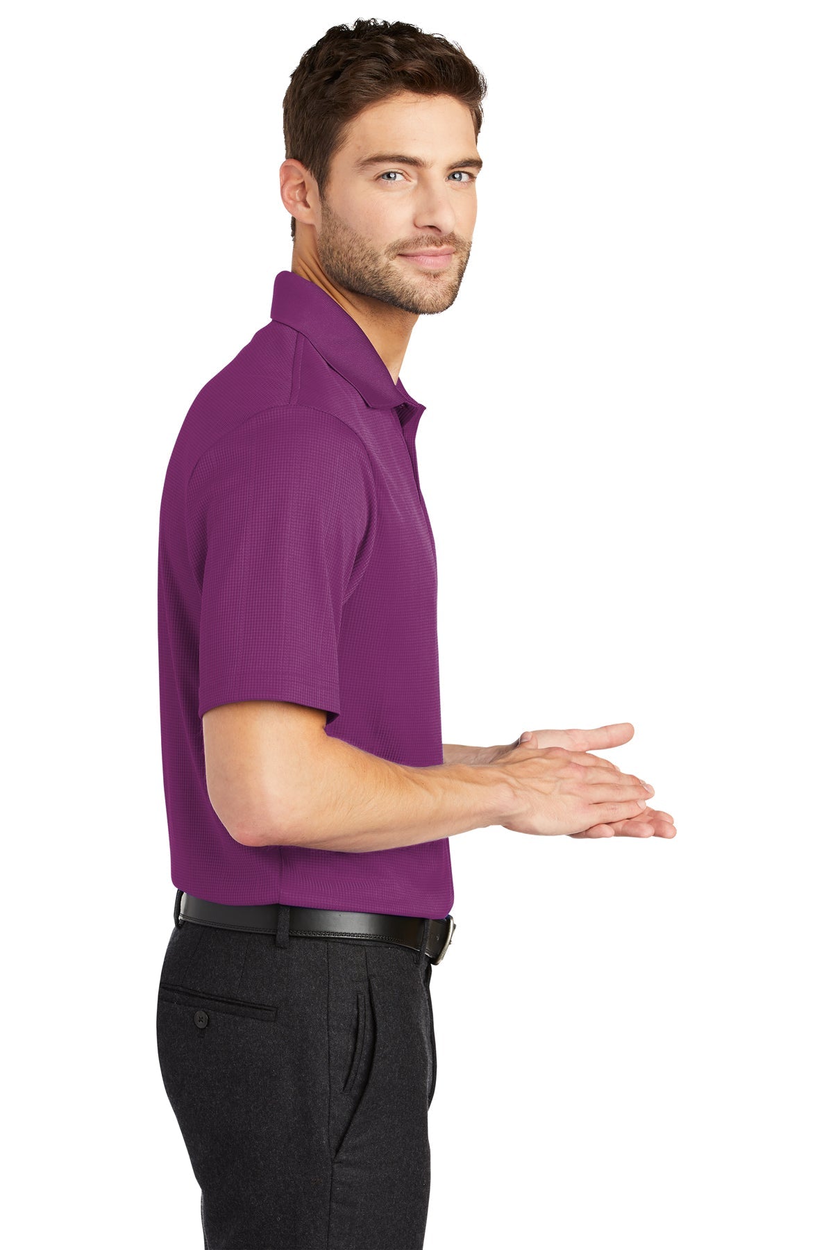 port authority_k528 _violet purple_company_logo_polos