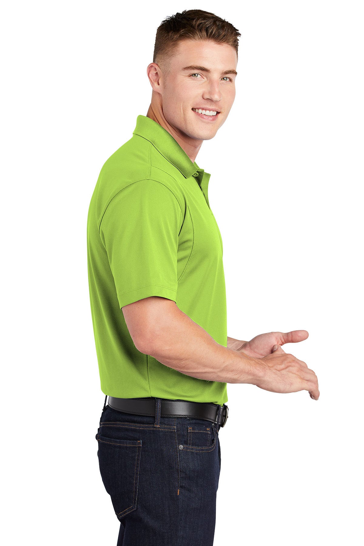sport-tek_st650 _lime shock_company_logo_polos