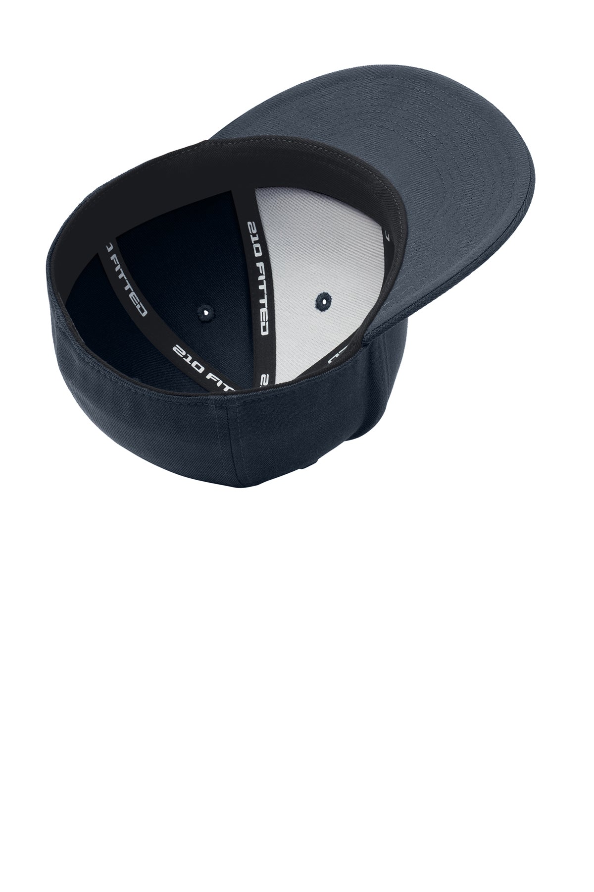 Port Authority Flexfit Flat Bill Branded Caps, Navy
