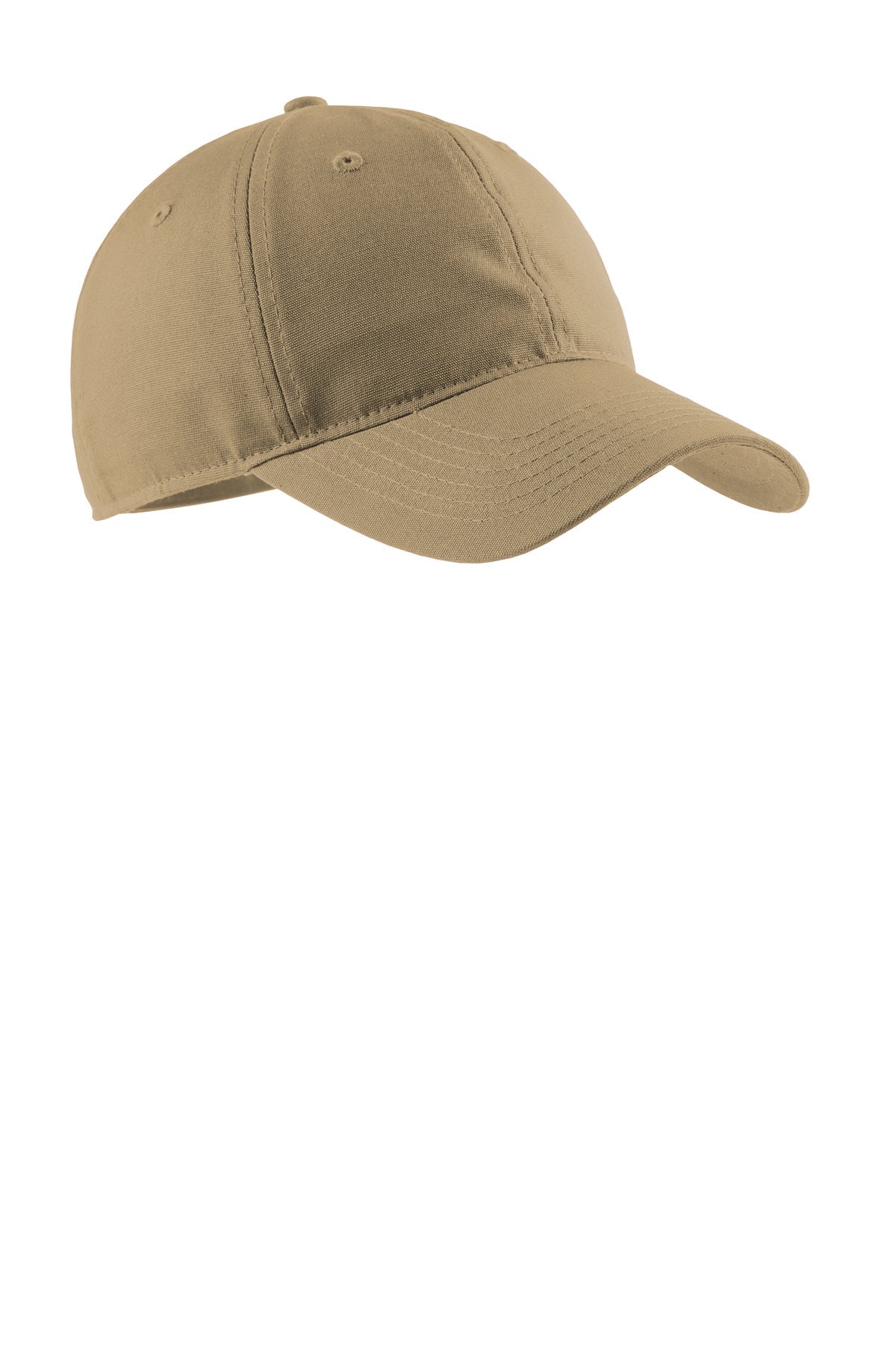 Port Authority Soft Brushed Custom Canvas Caps, Khaki
