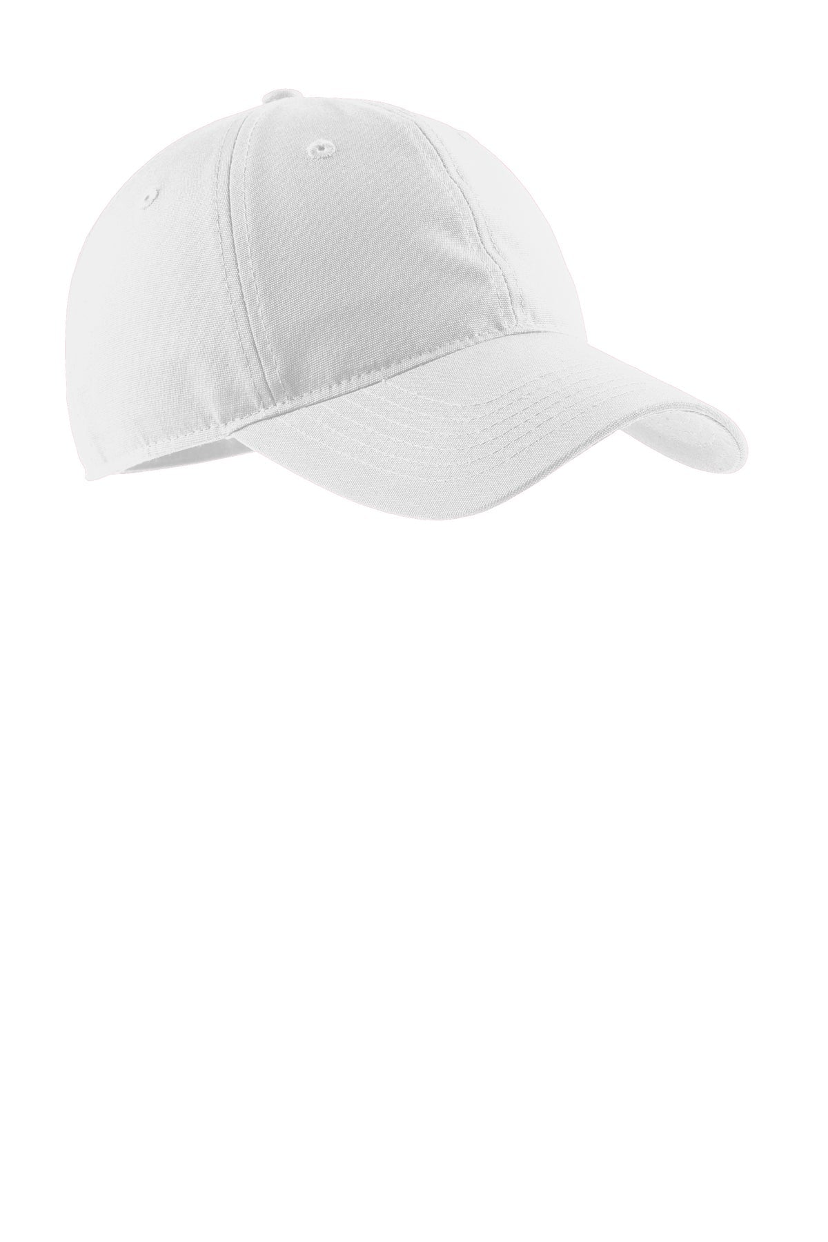 Port Authority Soft Brushed Customized Canvas Caps, White