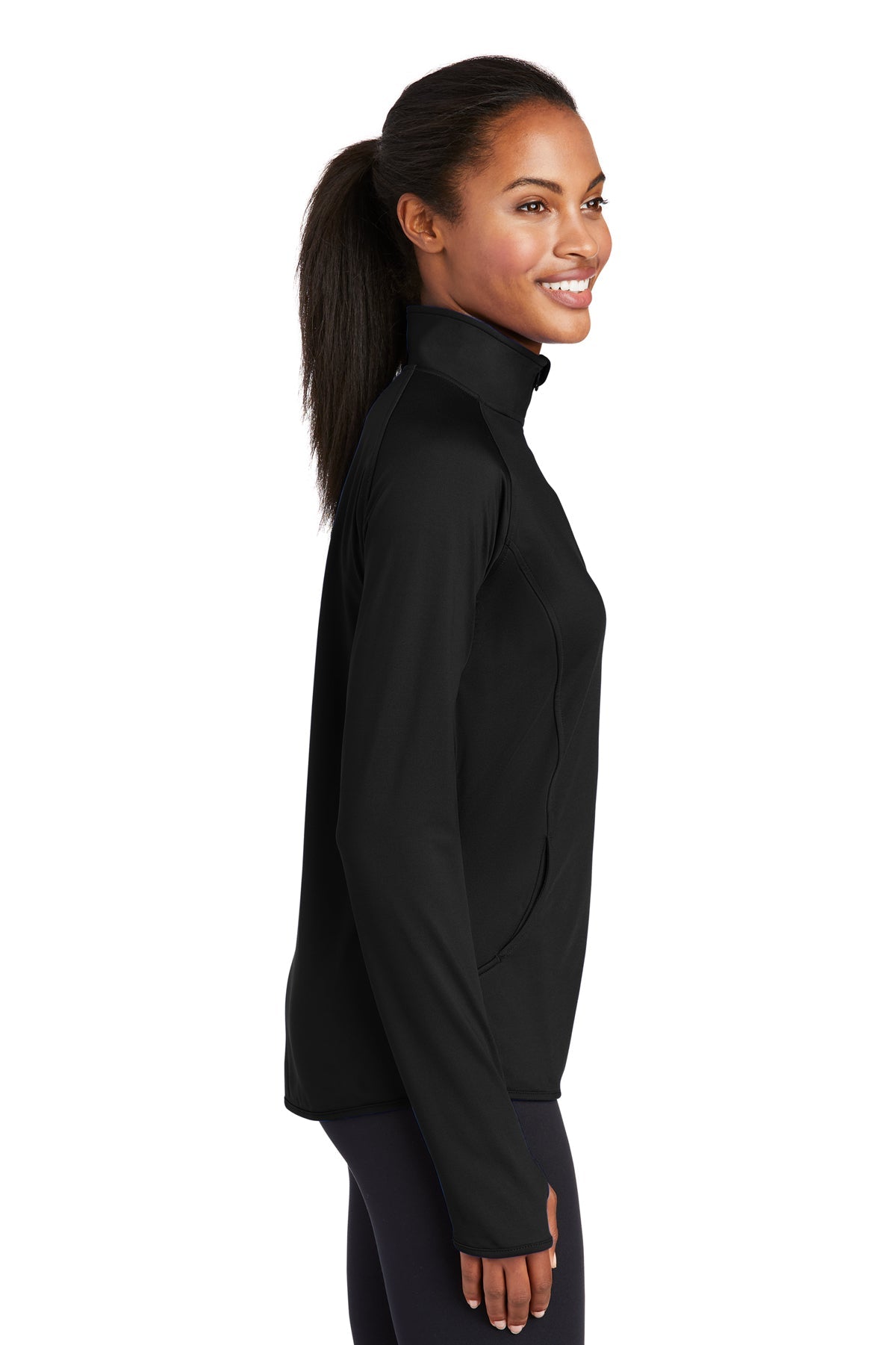 sport-tek_lst850 _black_company_logo_sweatshirts