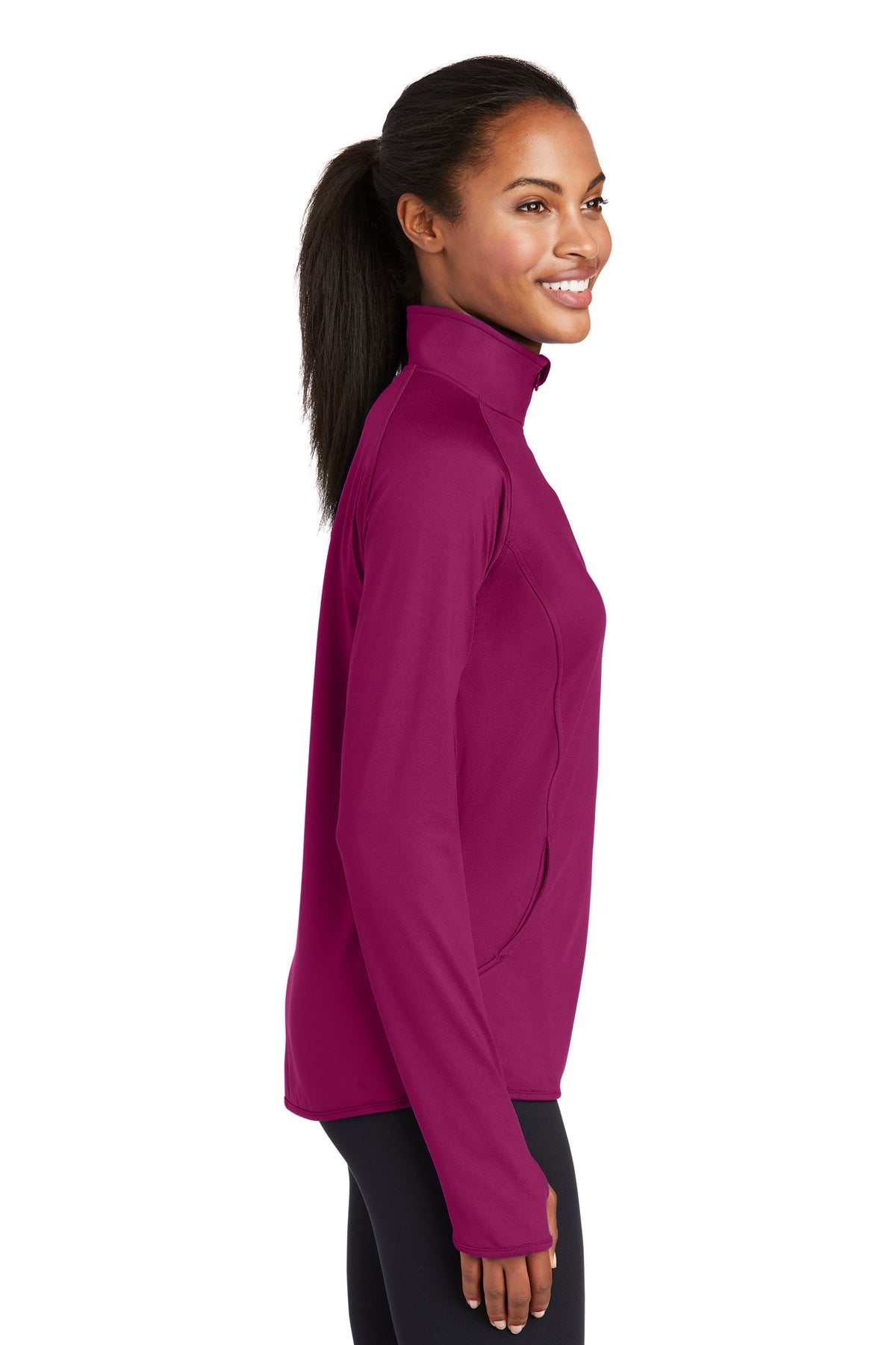 sport-tek_lst850 _pink rush_company_logo_sweatshirts