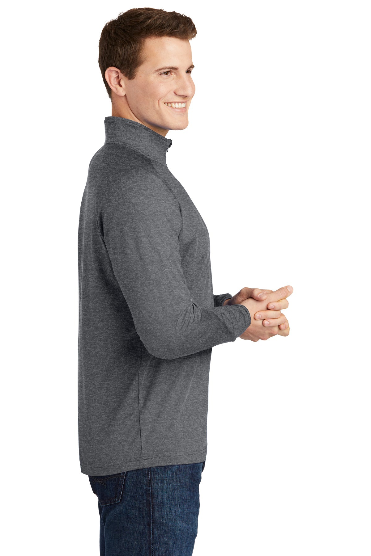 sport-tek_st850 _charcoal grey heather_company_logo_sweatshirts