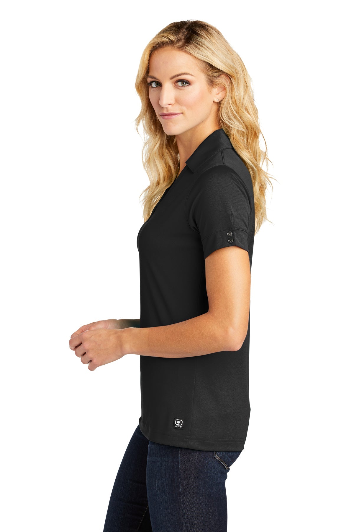 ogio_log105 _blacktop_company_logo_polos