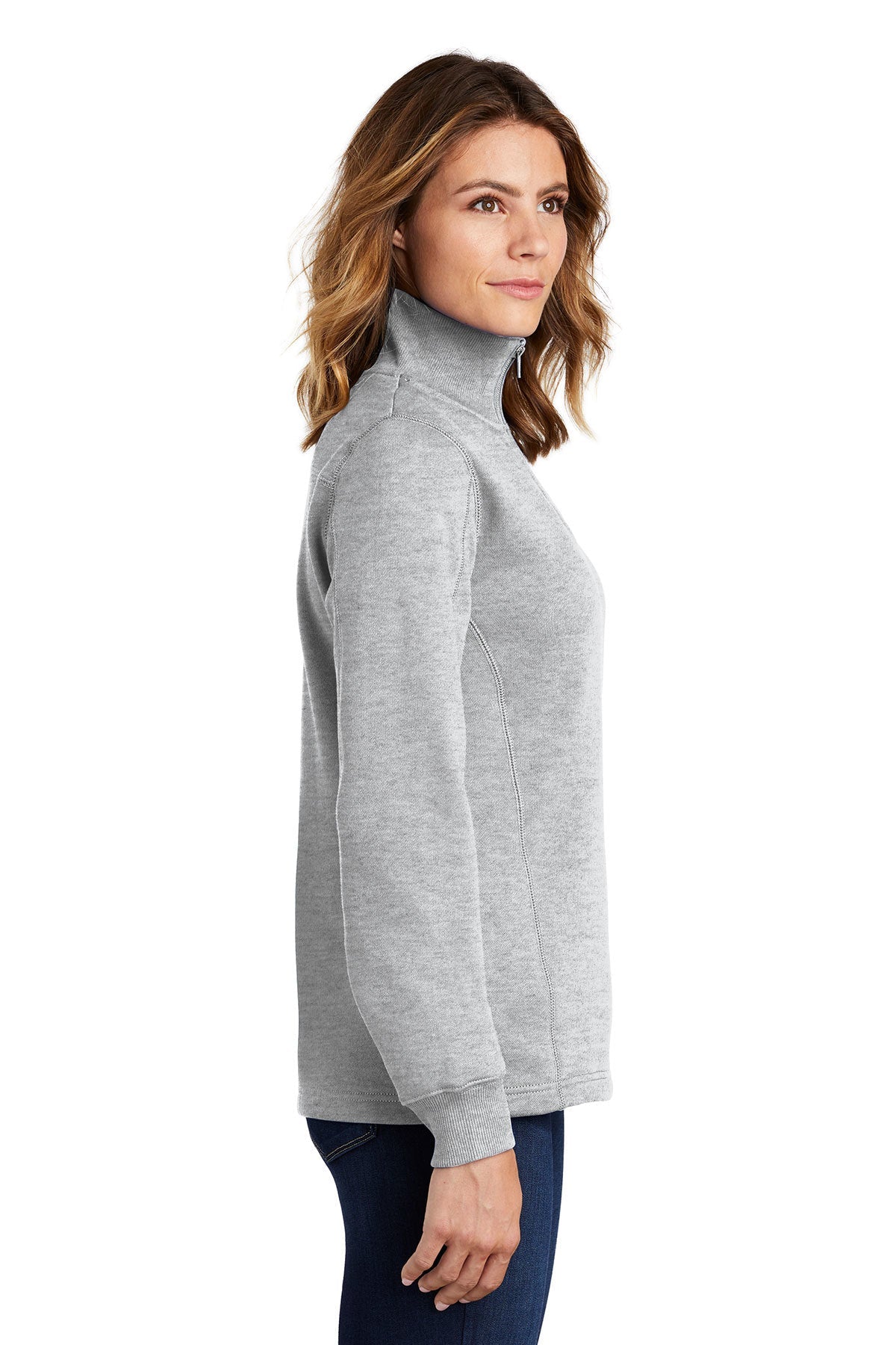 sport-tek_lst253 _athletic heather_company_logo_sweatshirts