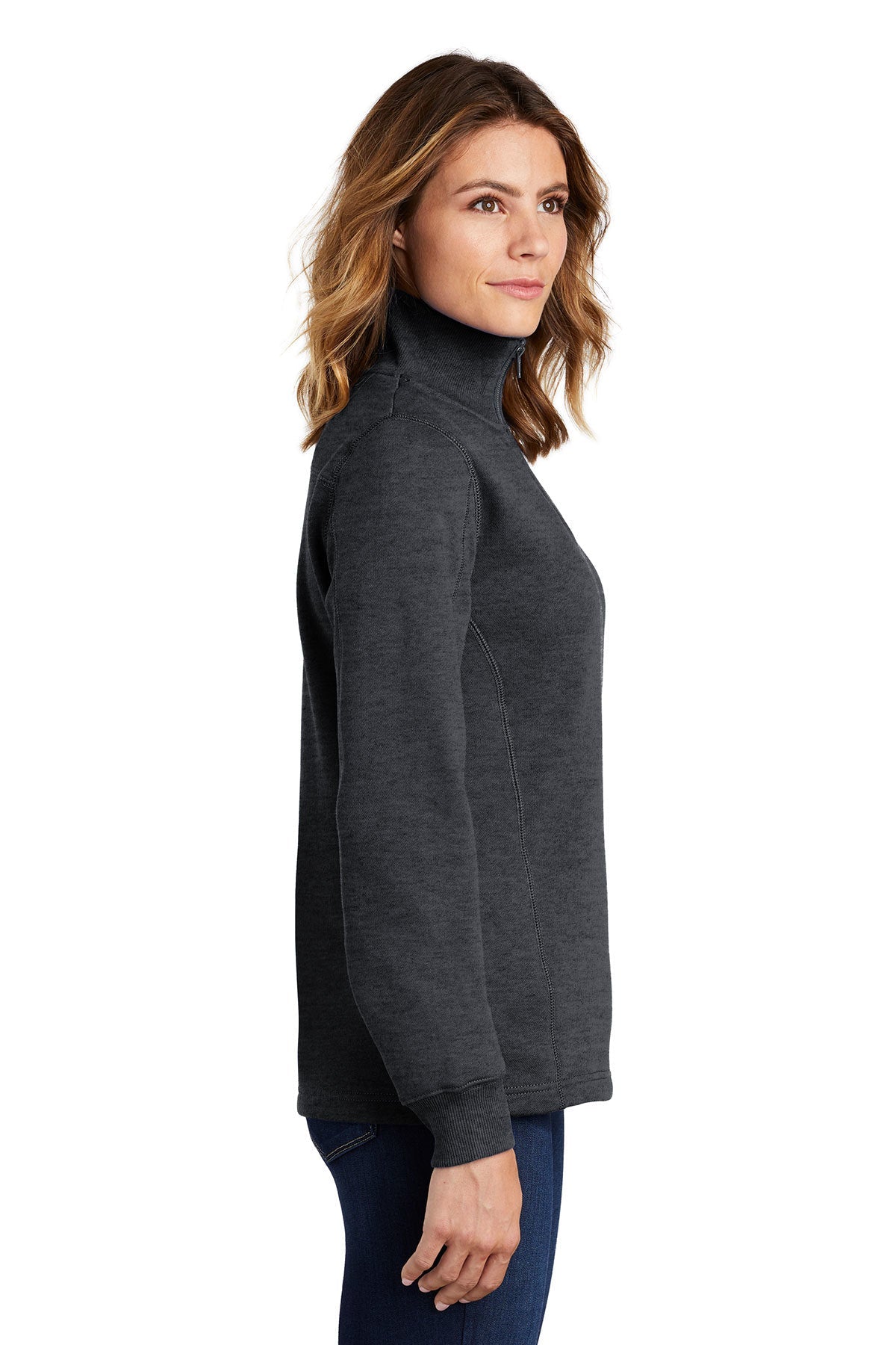 sport-tek_lst253 _graphite heather_company_logo_sweatshirts