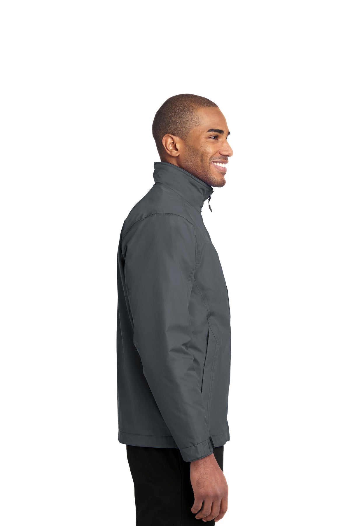 port authority_j354 _steel grey/true black_company_logo_jackets