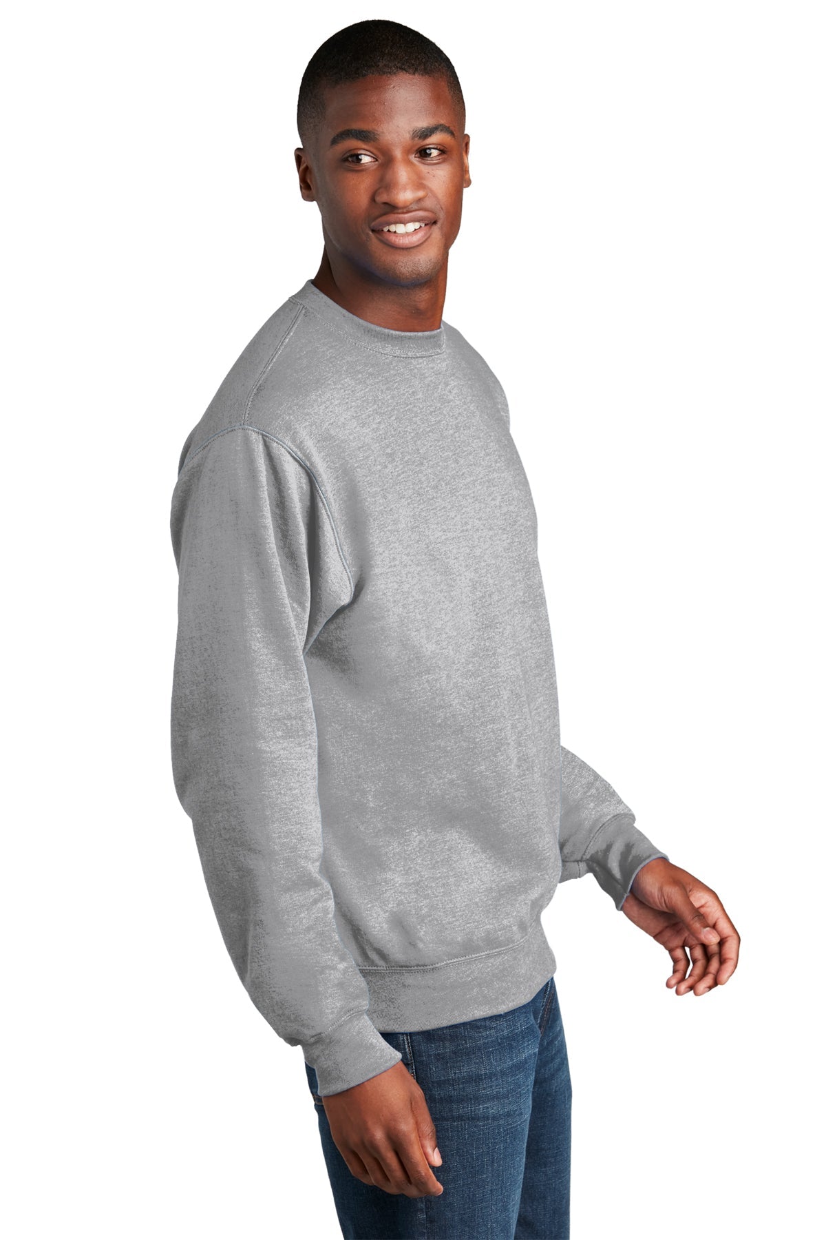 port & company_pc78 _ash_company_logo_sweatshirts