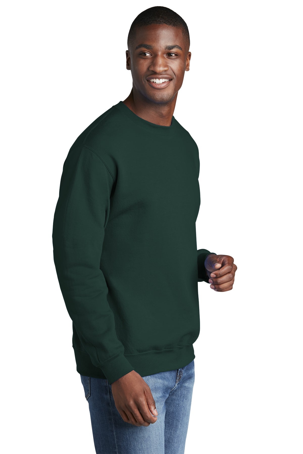 port & company_pc78 _dark green_company_logo_sweatshirts