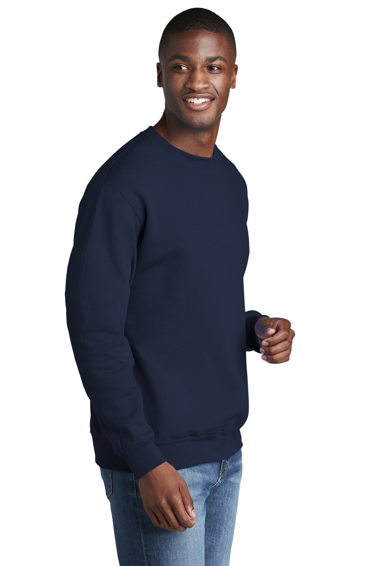 port & company_pc78 _navy_company_logo_sweatshirts