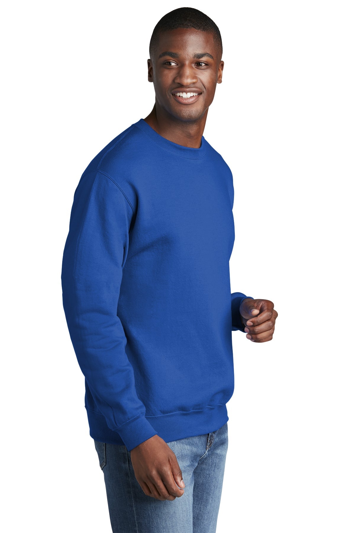 port & company_pc78 _royal_company_logo_sweatshirts