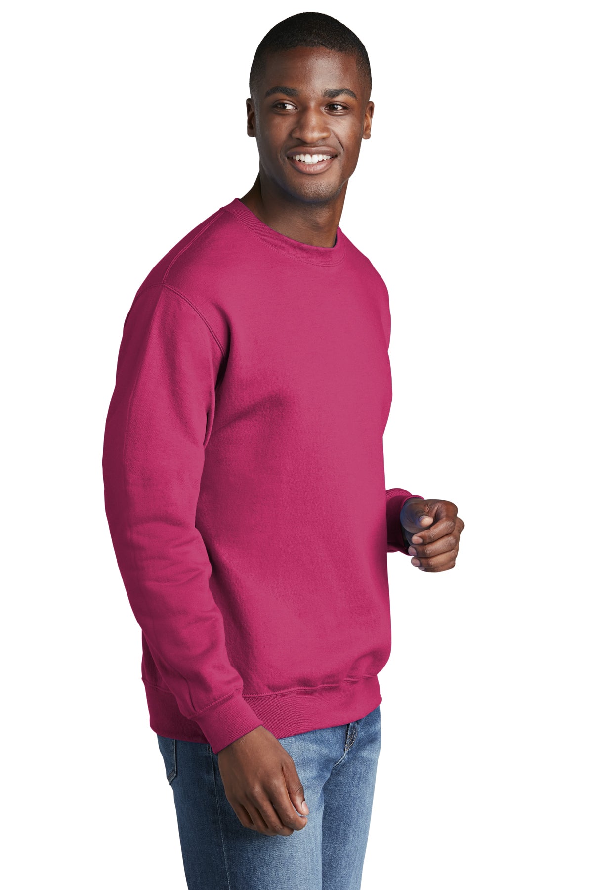 port & company_pc78 _sangria_company_logo_sweatshirts