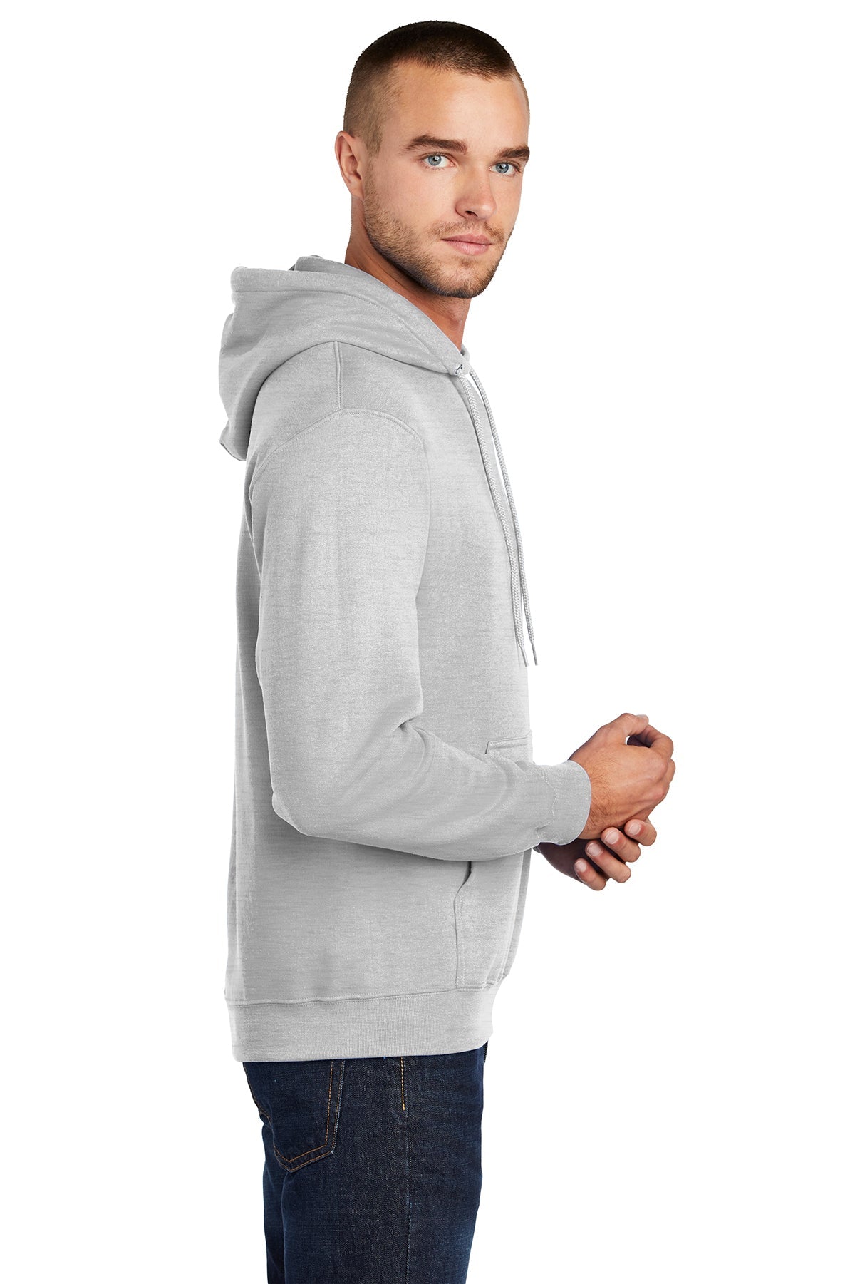 port & company_pc78h _ash_company_logo_sweatshirts