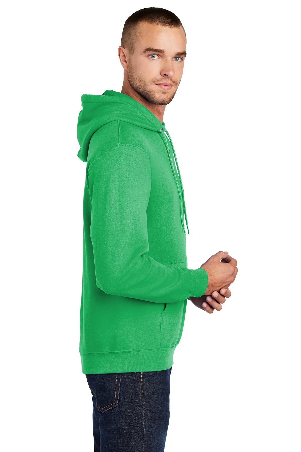 port & company_pc78h _clover green_company_logo_sweatshirts
