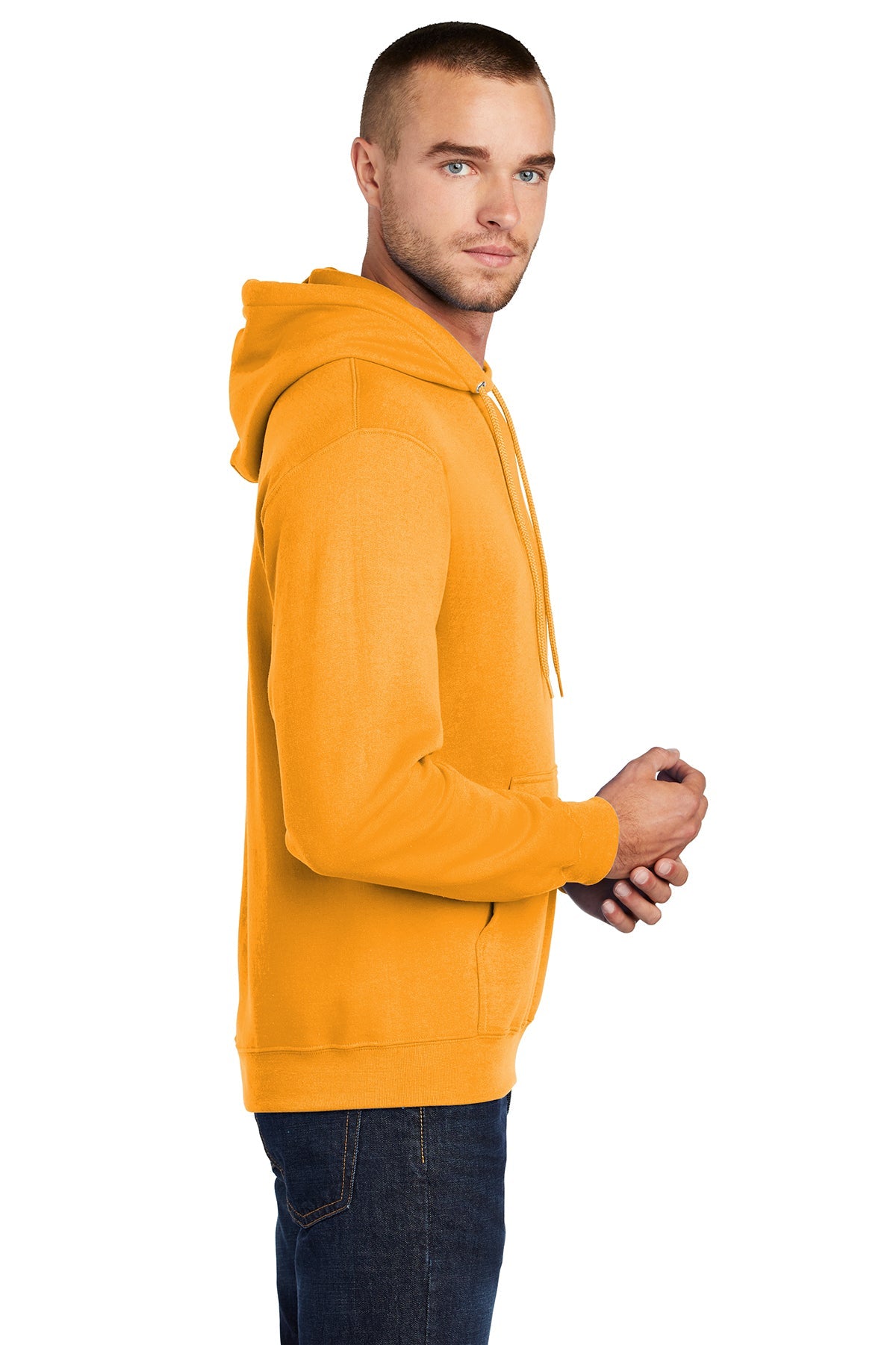 port & company_pc78h _gold_company_logo_sweatshirts