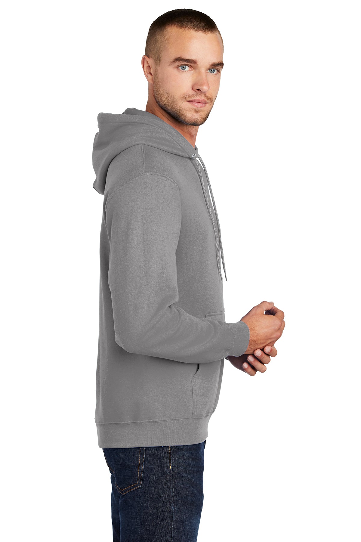 port & company_pc78h _medium grey_company_logo_sweatshirts