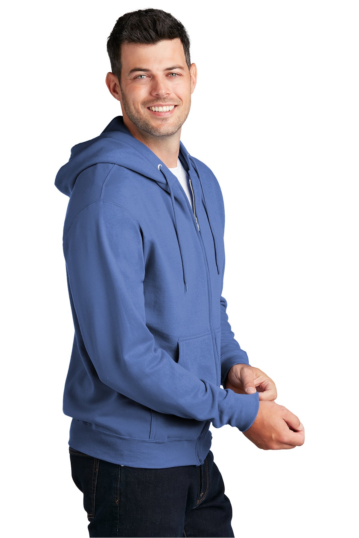 port & company_pc78zh _carolina blue_company_logo_sweatshirts