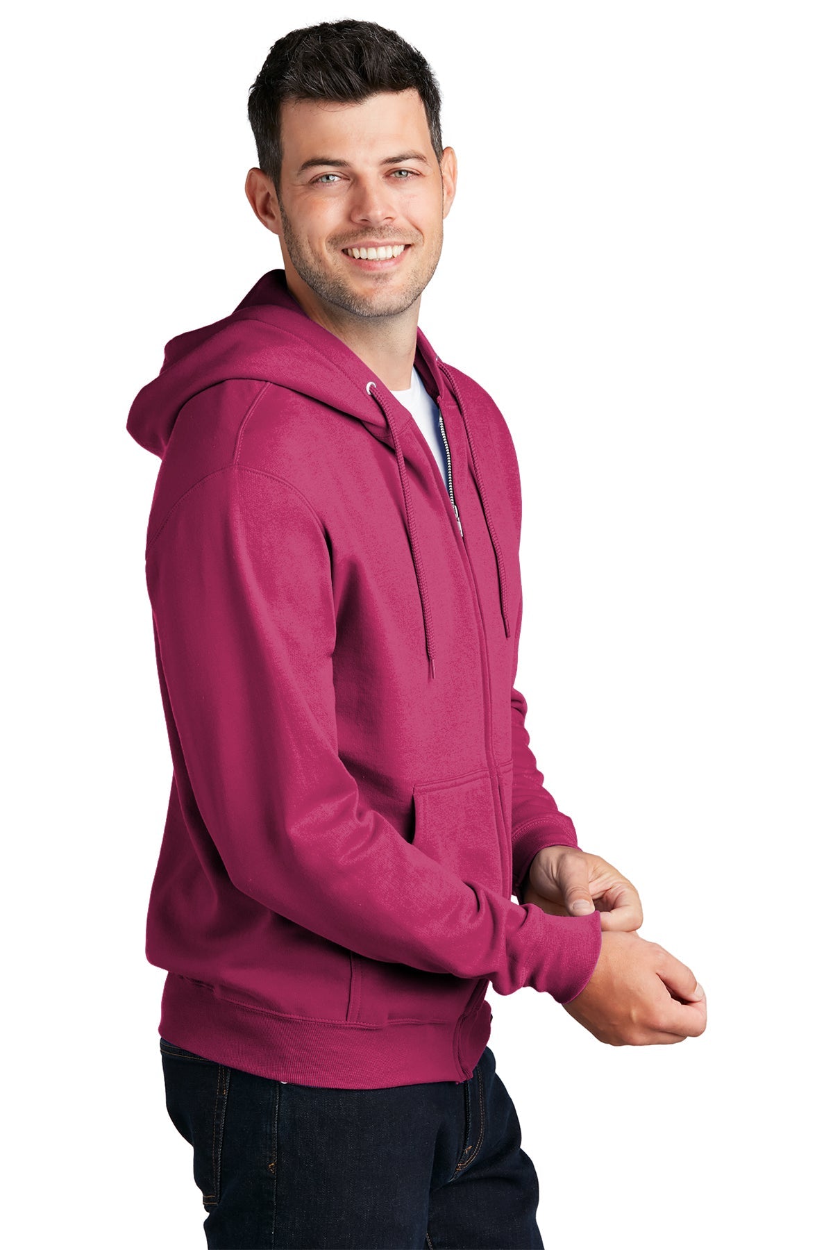 port & company_pc78zh _sangria_company_logo_sweatshirts