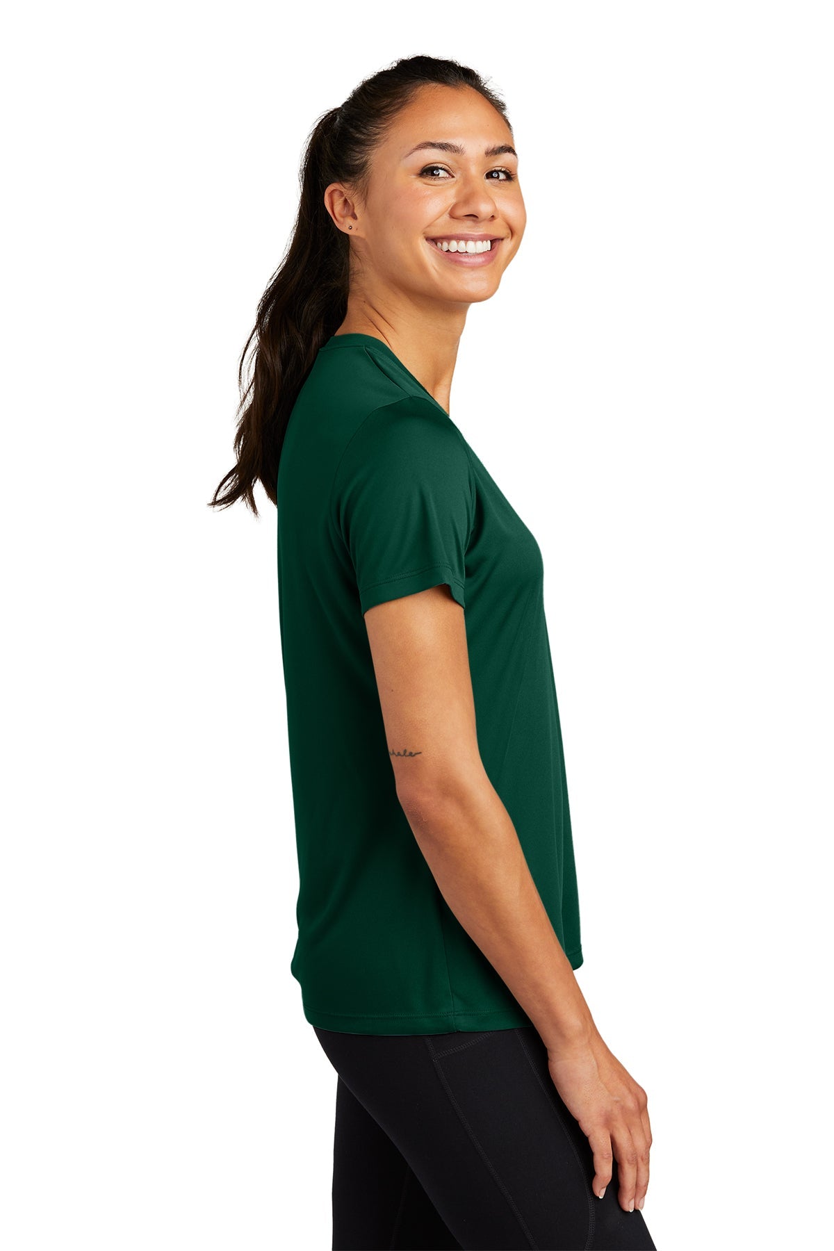 Sport-Tek Ladies PosiCharge Custom Competitor Tee's, Forest Green