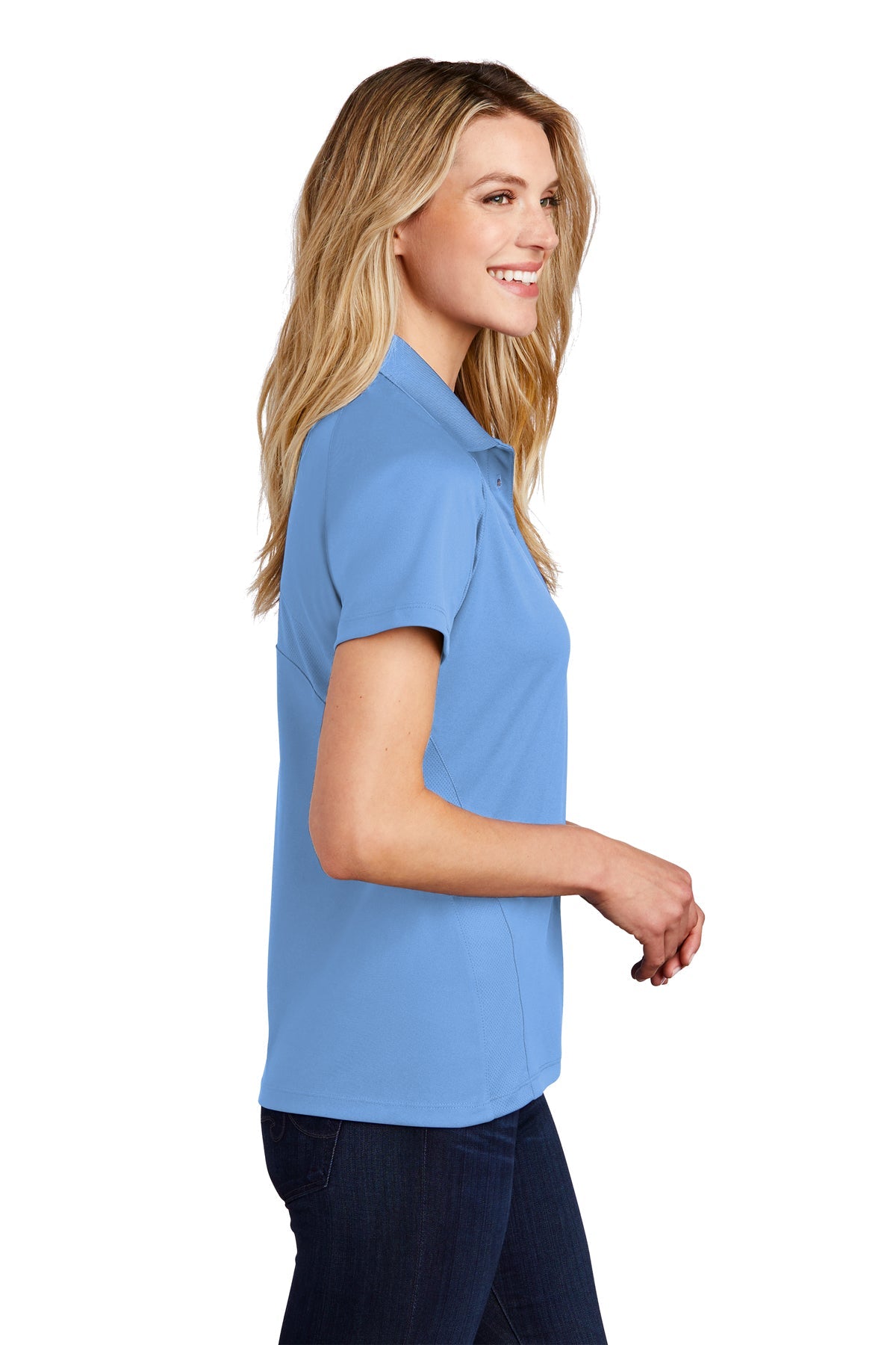sport-tek_l474 _carolina blue_company_logo_polos