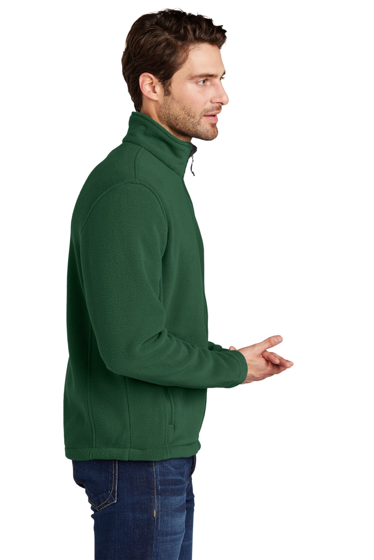 port authority_f217 _forest green_company_logo_jackets