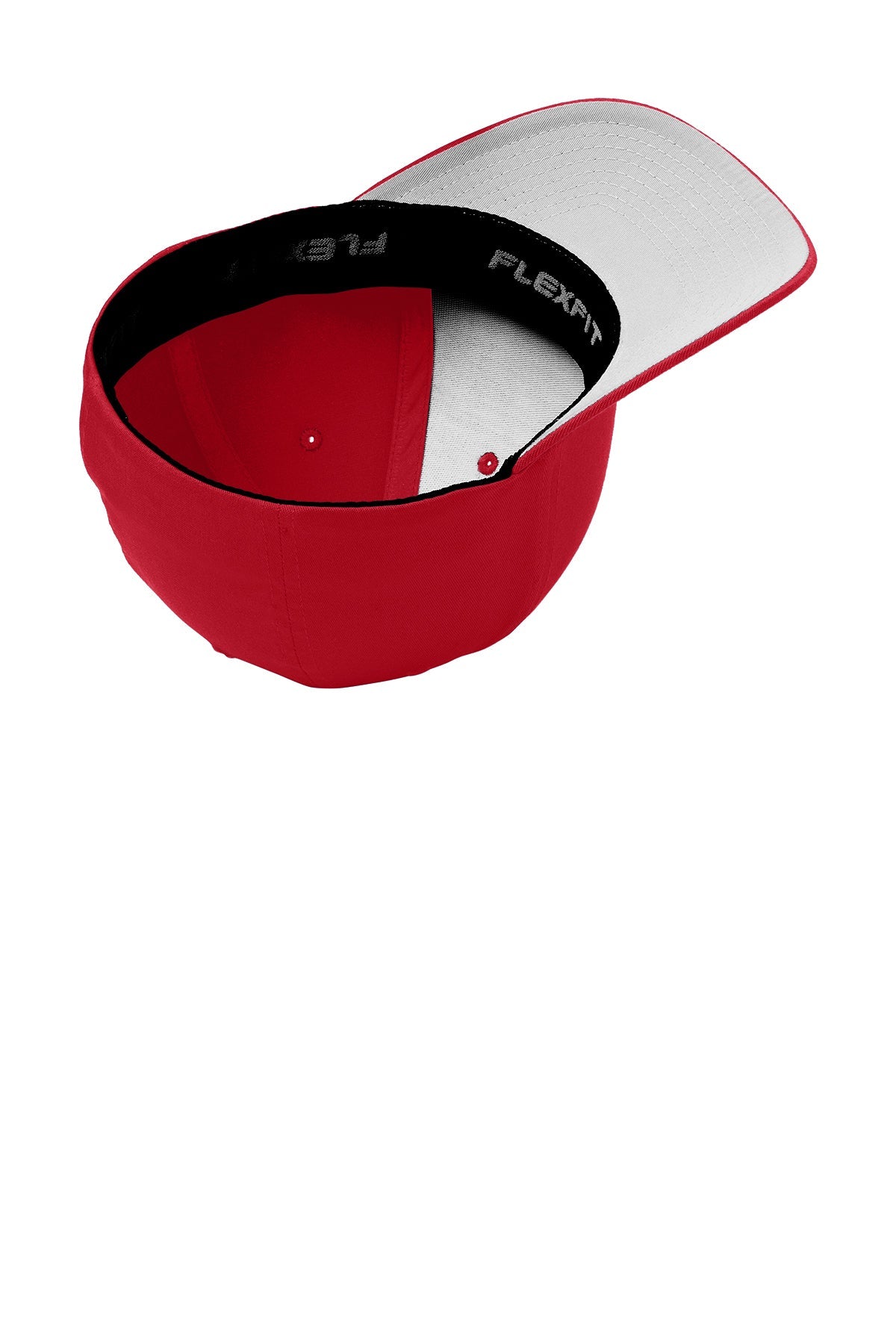 Port Authority Flexfit Cotton Twill Customized Caps, True Red