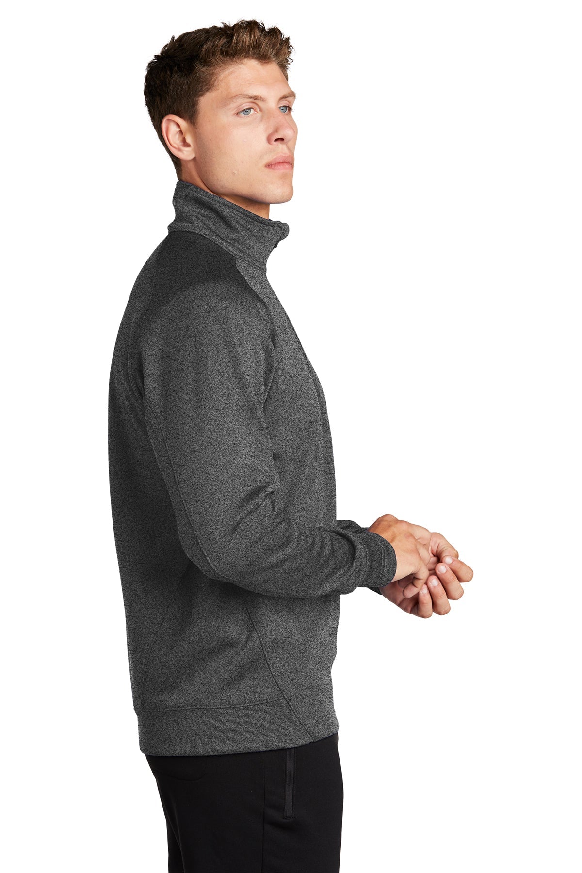 sport-tek_f247 _graphite heather_company_logo_sweatshirts