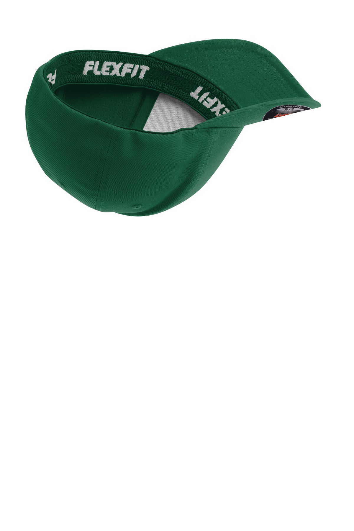 Sport-Tek Flexfit Custom Performance Solid Caps, Forest Green