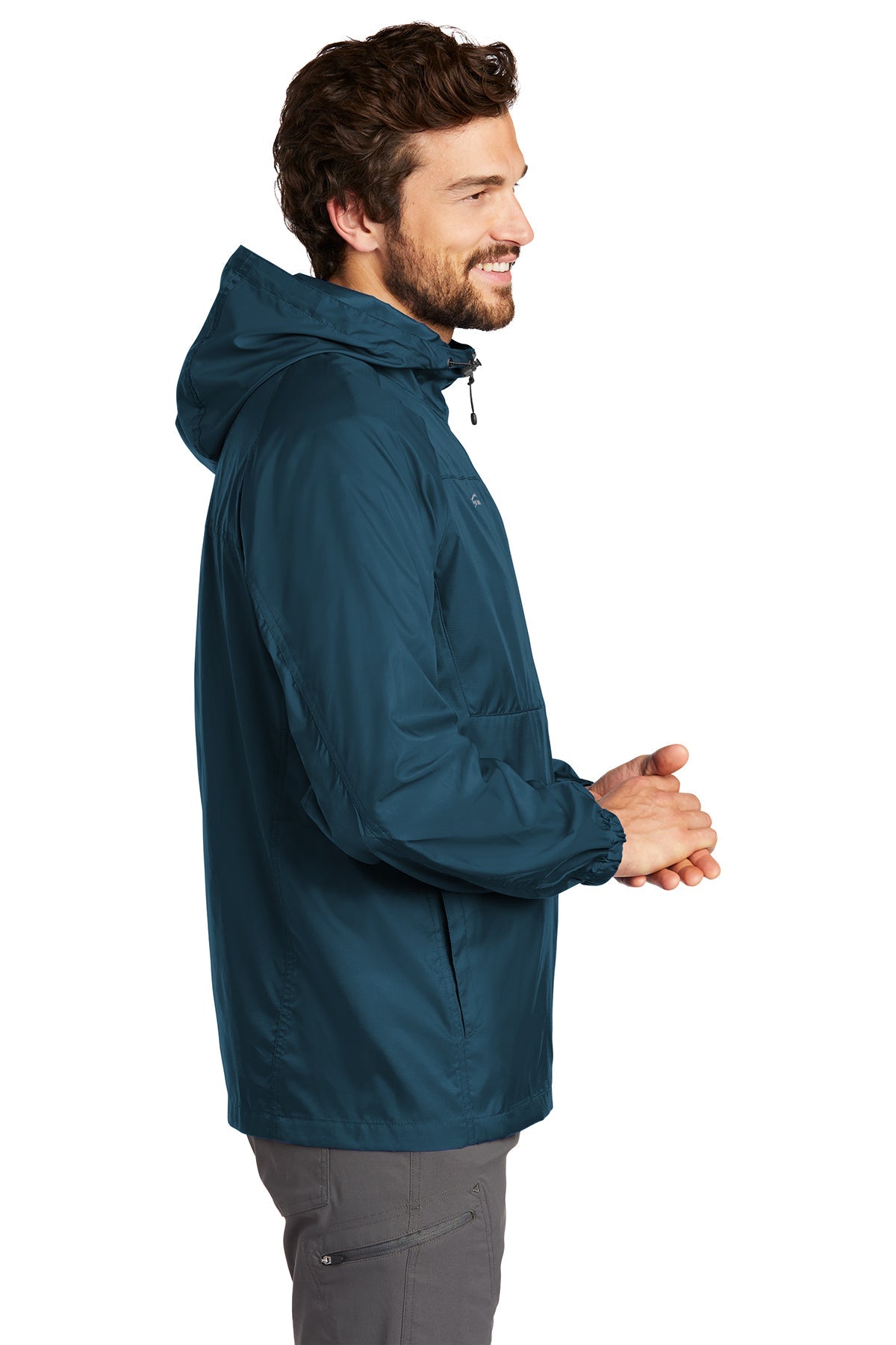 Eddie Bauer Custom Packable Wind Jackets, Adriatic Blue [Dunbar]