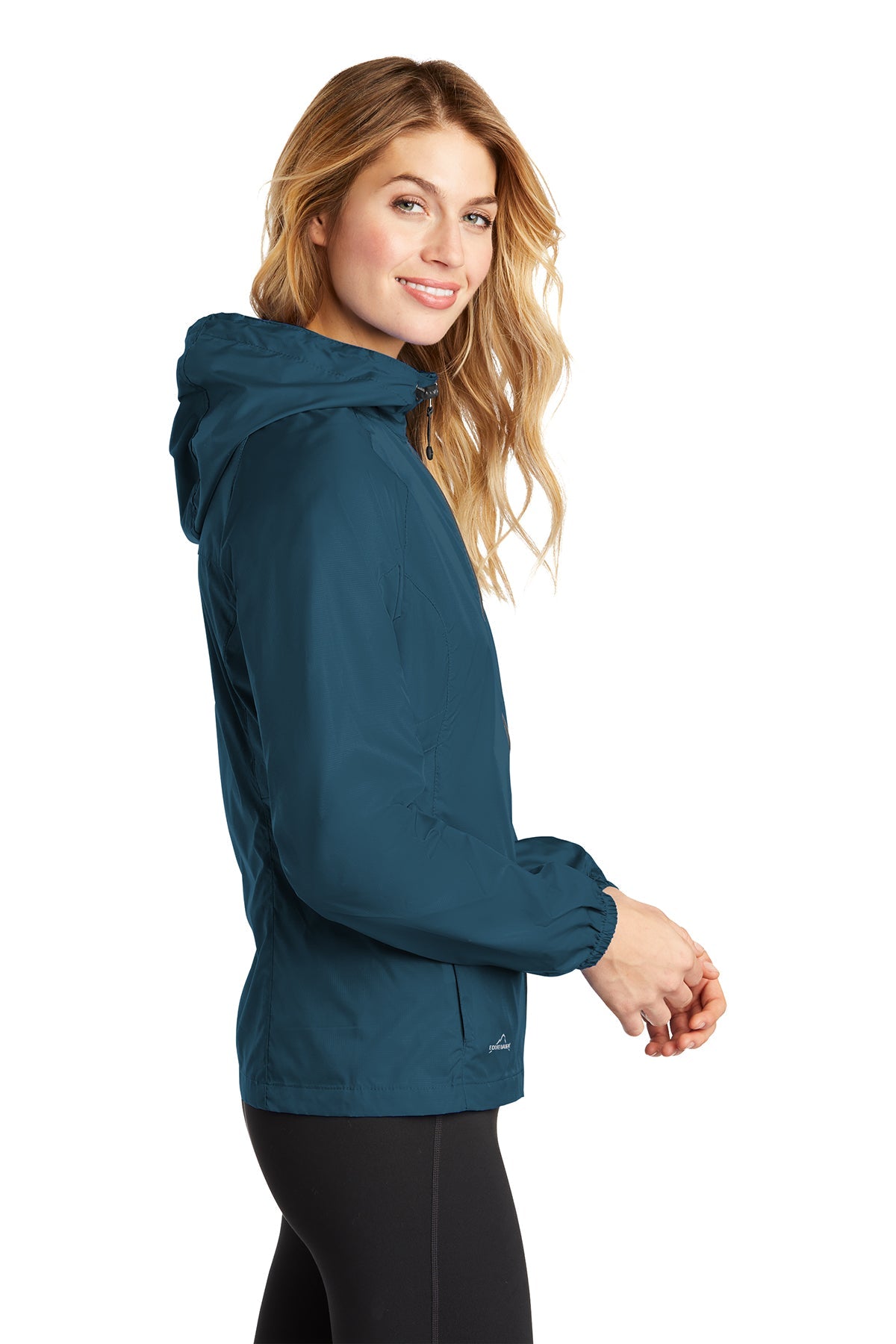 Eddie Bauer Ladies Custom Packable Wind Jackets, Adriatic Blue [Dunbar]