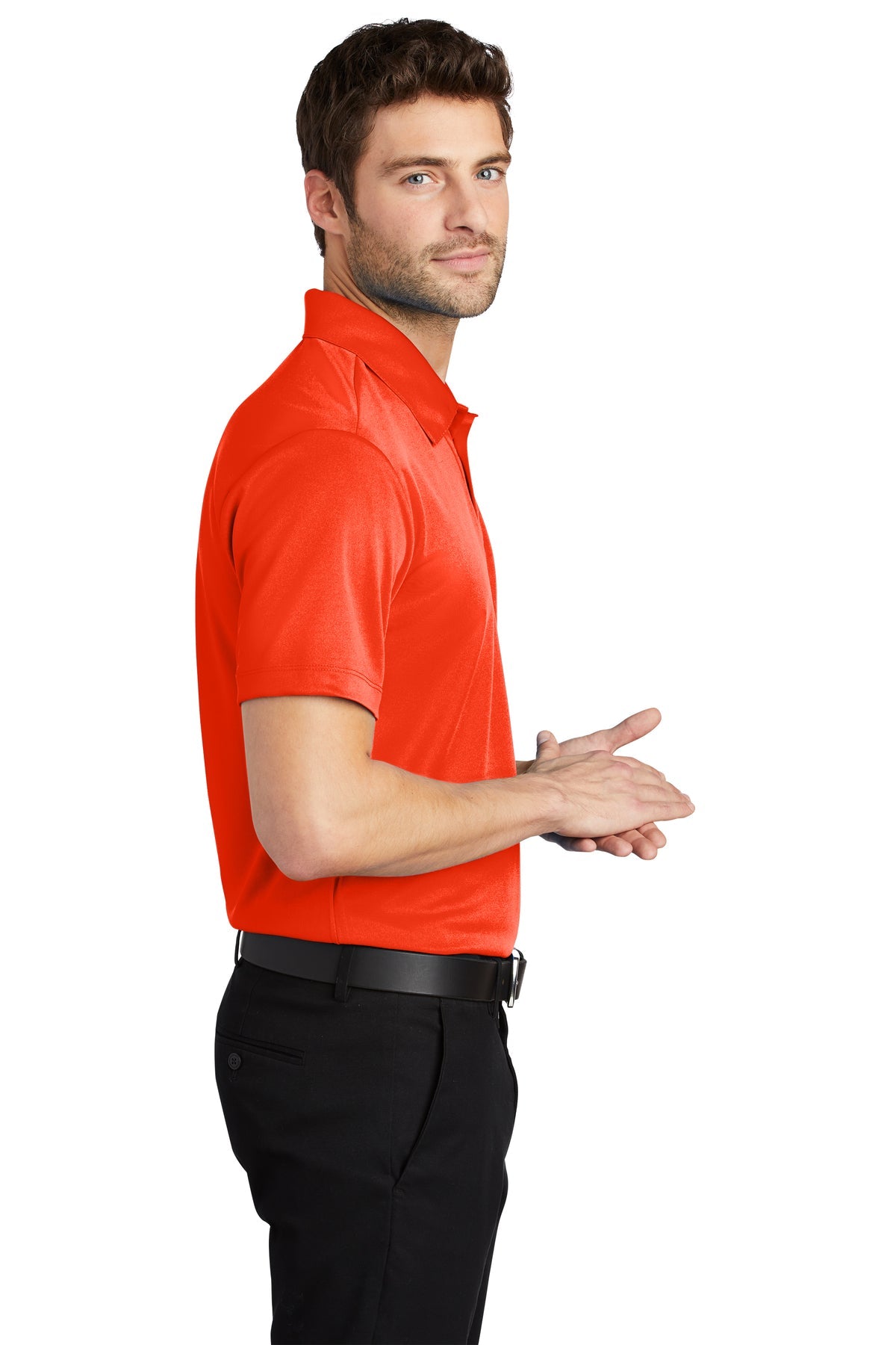 port authority_k540 _neon orange_company_logo_polos