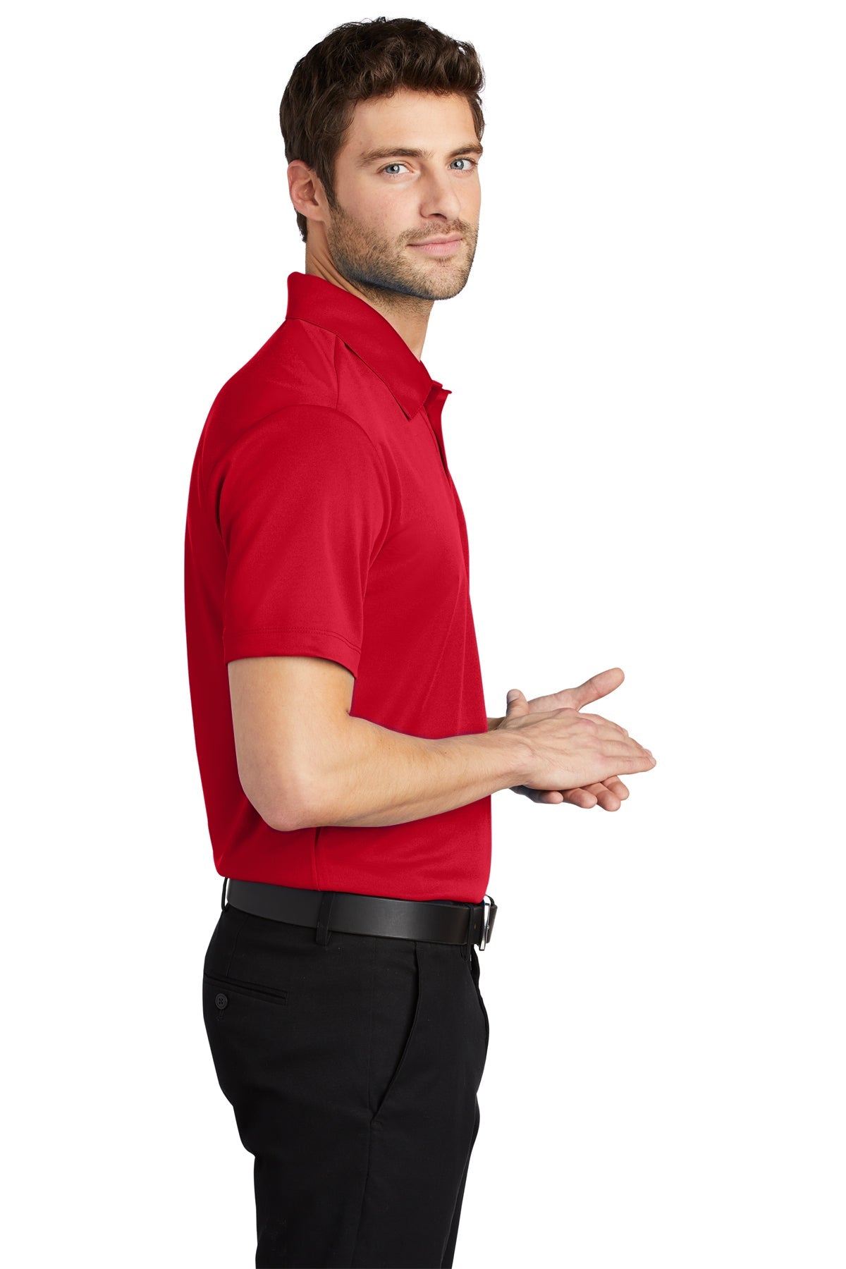 port authority_k540 _red_company_logo_polos