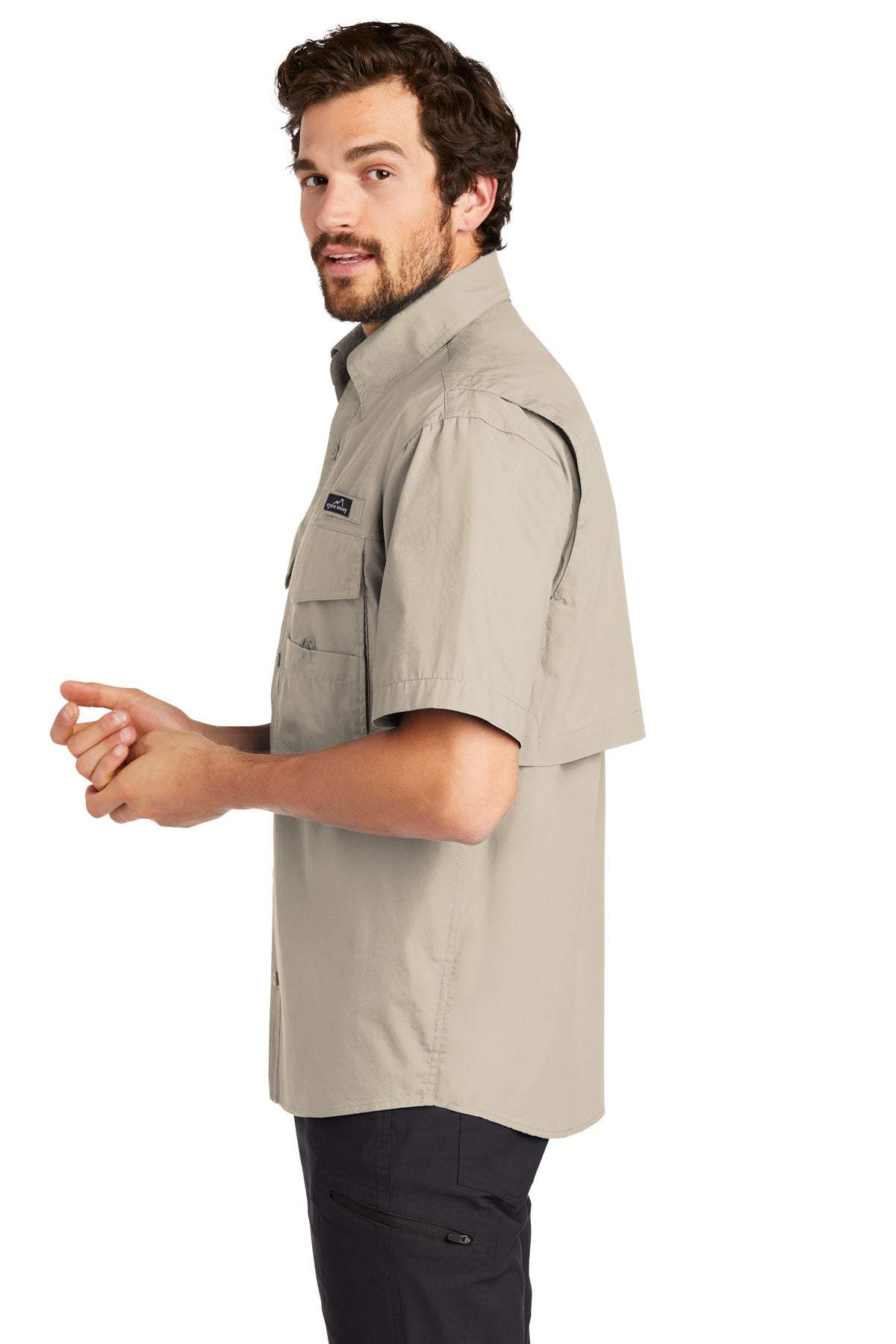 eddie bauer_eb608 _driftwood_company_logo_button downs