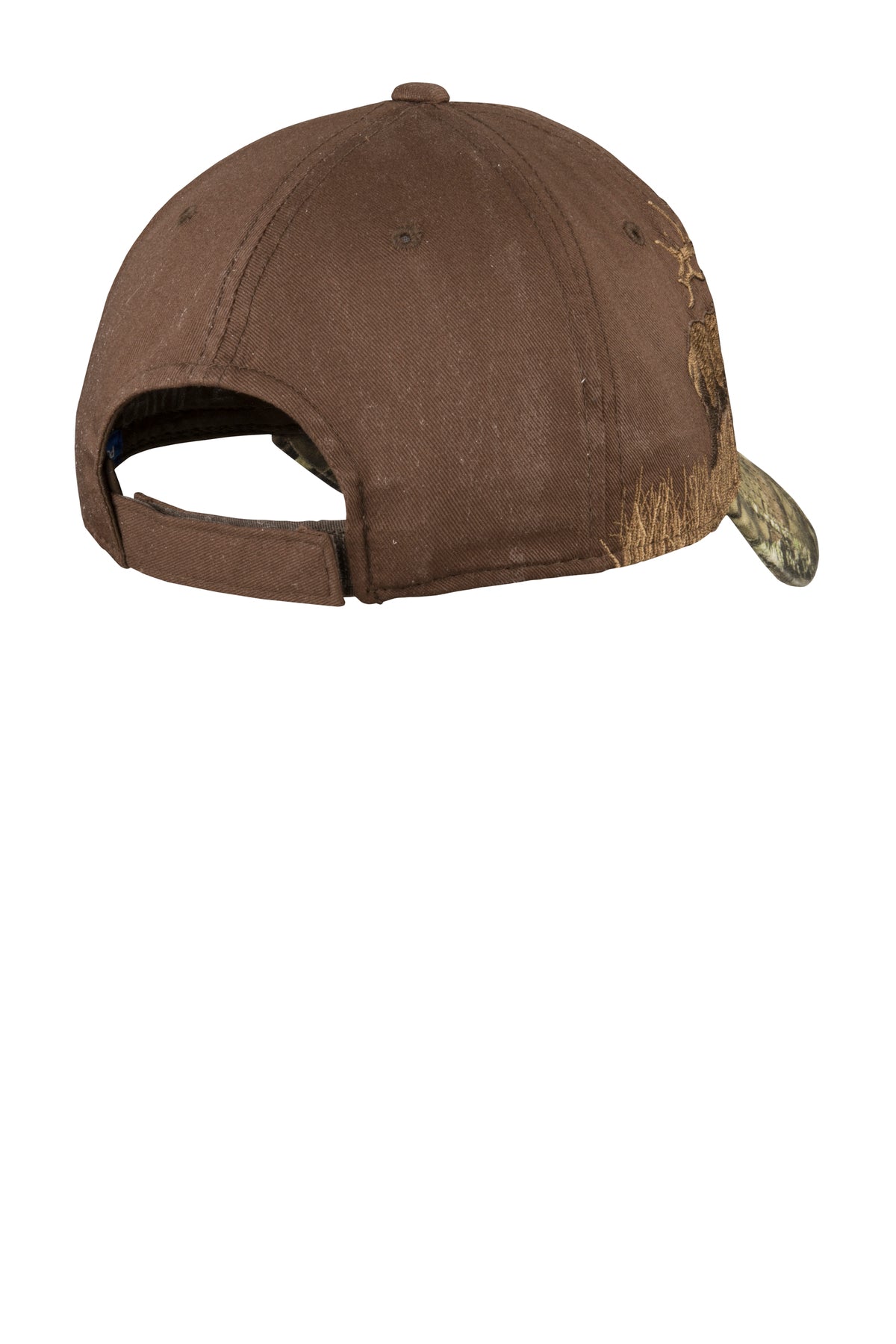 Port Authority Embroidered Camouflage Branded Caps, Mossy Oak Break-Up Country/Chocolate/Elk