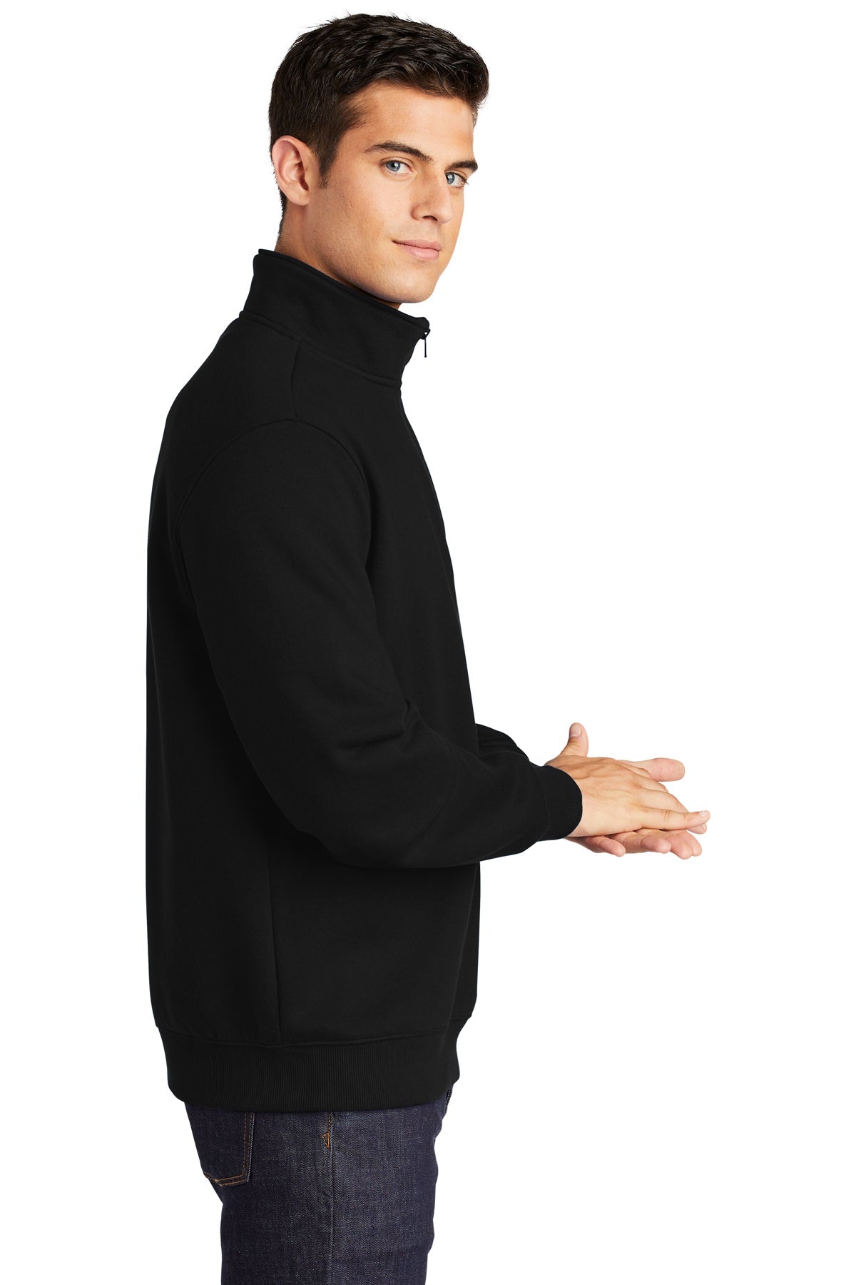 sport-tek_st253 _black_company_logo_sweatshirts